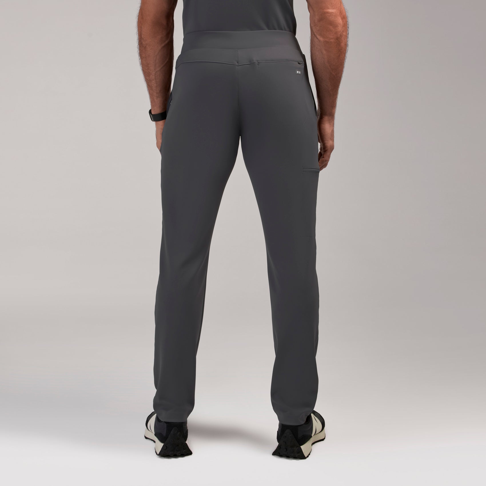 Pierre Slim Tapered Scrub Pant - Charcoal