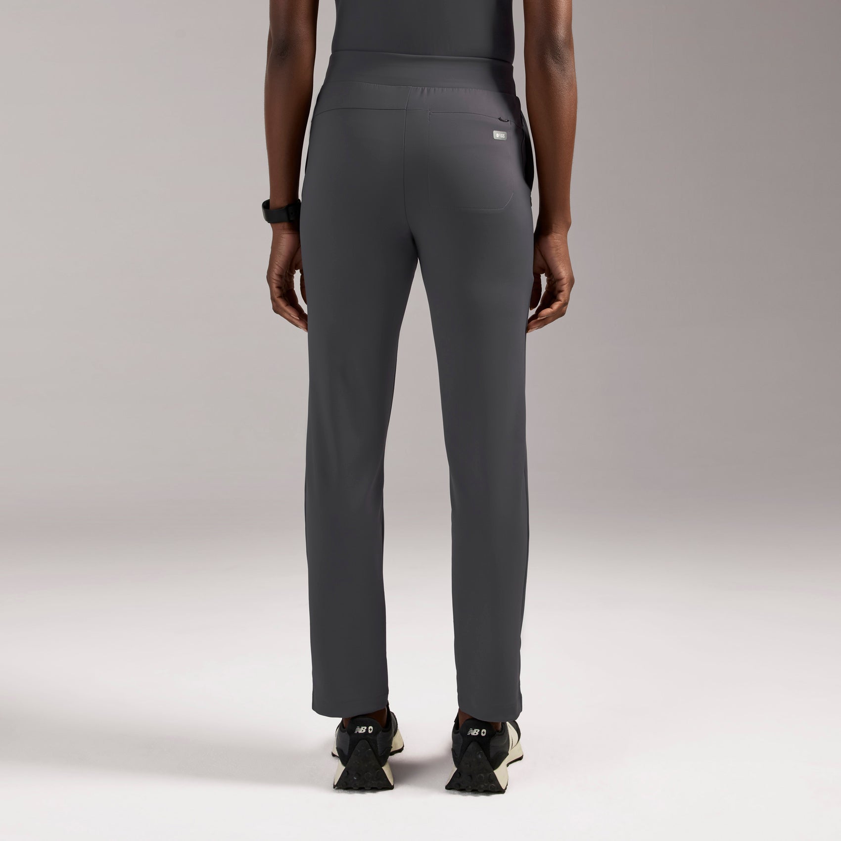 Tena Slim Tapered Scrub Pant - Charcoal