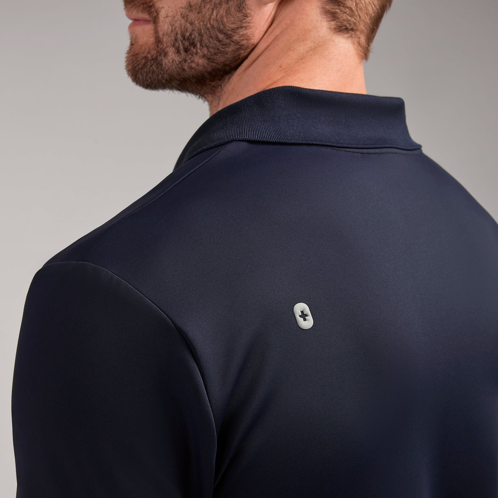 Rocco Polo Scrub Top - Navy