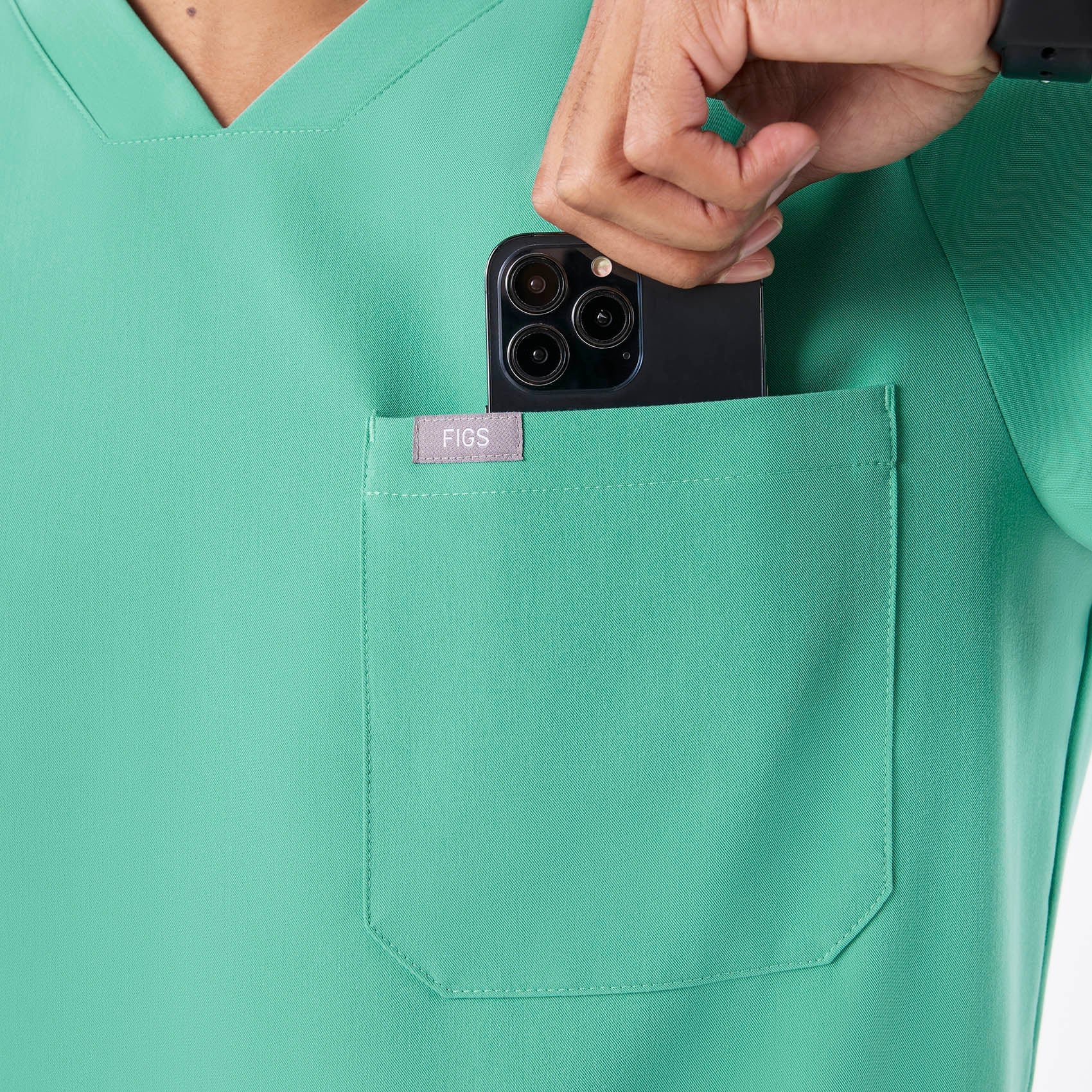 Chisec Scrub Top™ - Surgical Green