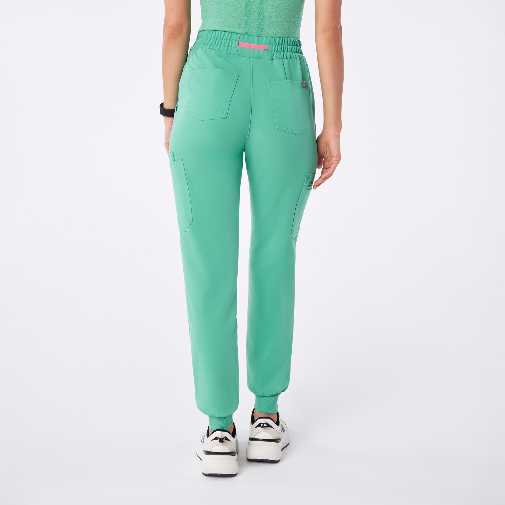 Uman High-Rise Jogger Scrub Pant - Surgical Green