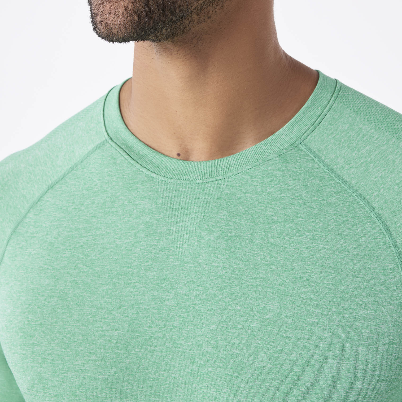 Makato Seamless Long-Sleeve Underscrub - Surgical Green