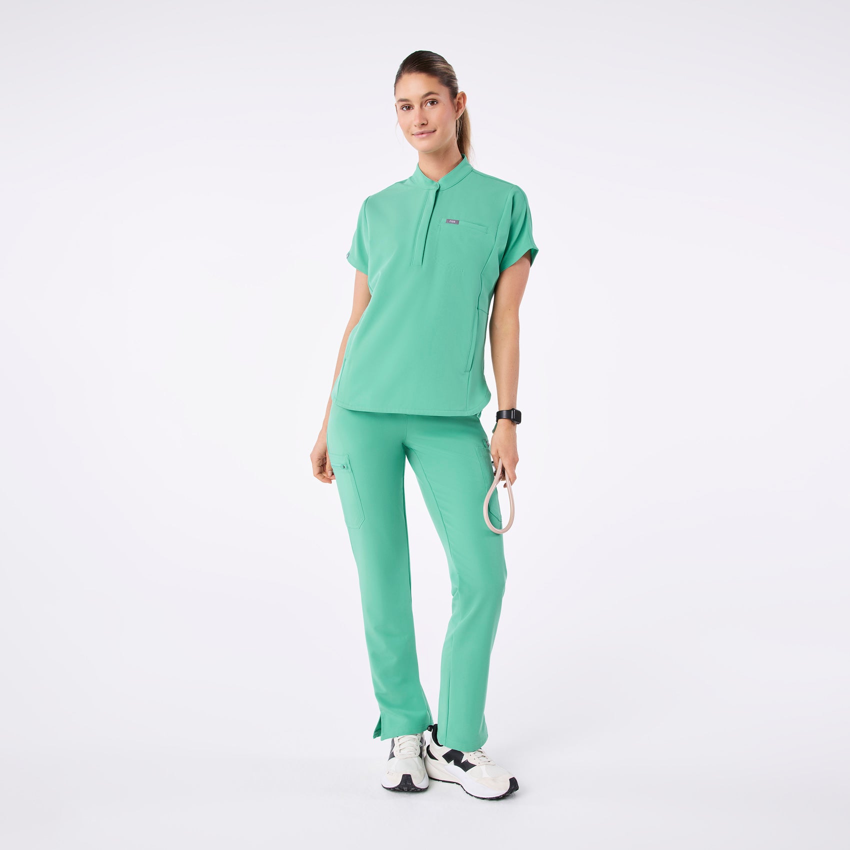 Montex Relaxed Scrub Top - Surgical Green
