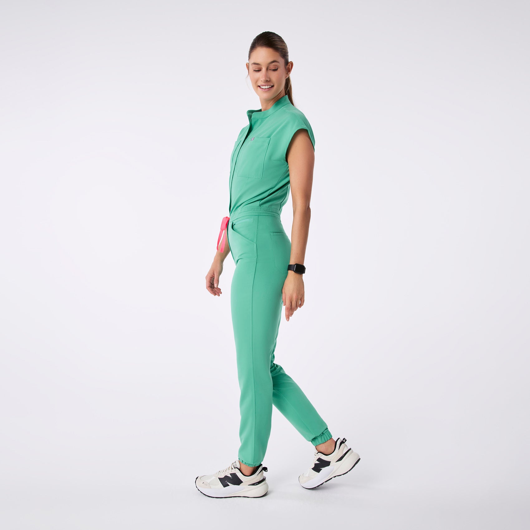Rafaela Jogger ScrubJumpsuit™ - Surgical Green