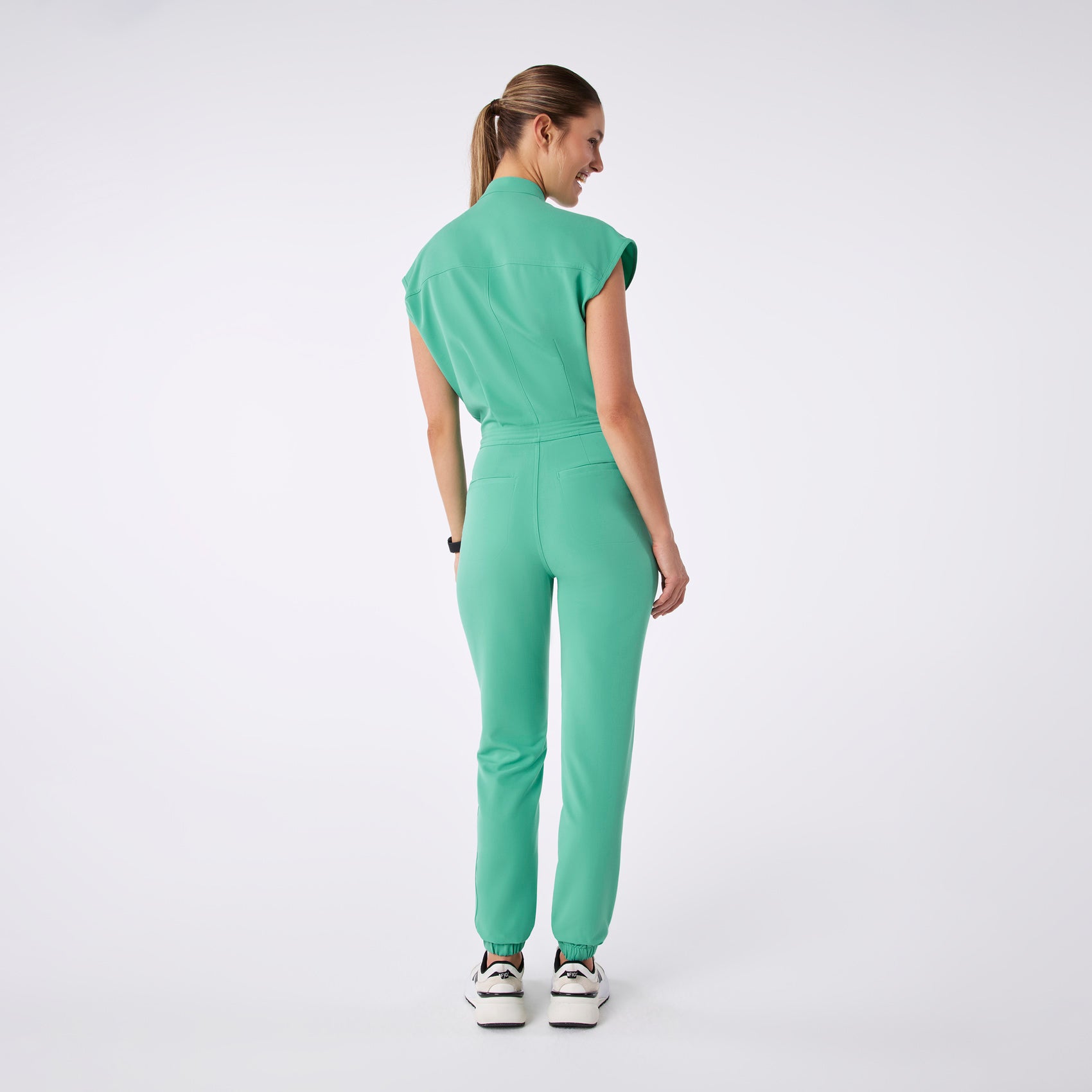 Rafaela Jogger ScrubJumpsuit™ - Surgical Green
