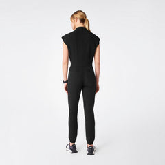 Rafaela Jogger ScrubJumpsuit™ - Black