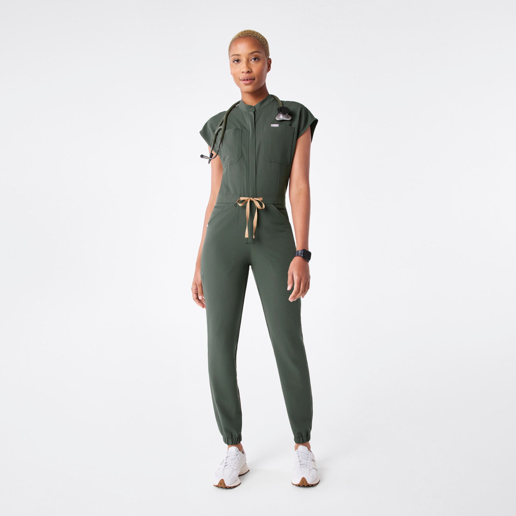 Rafaela Jogger ScrubJumpsuit™ - Moss