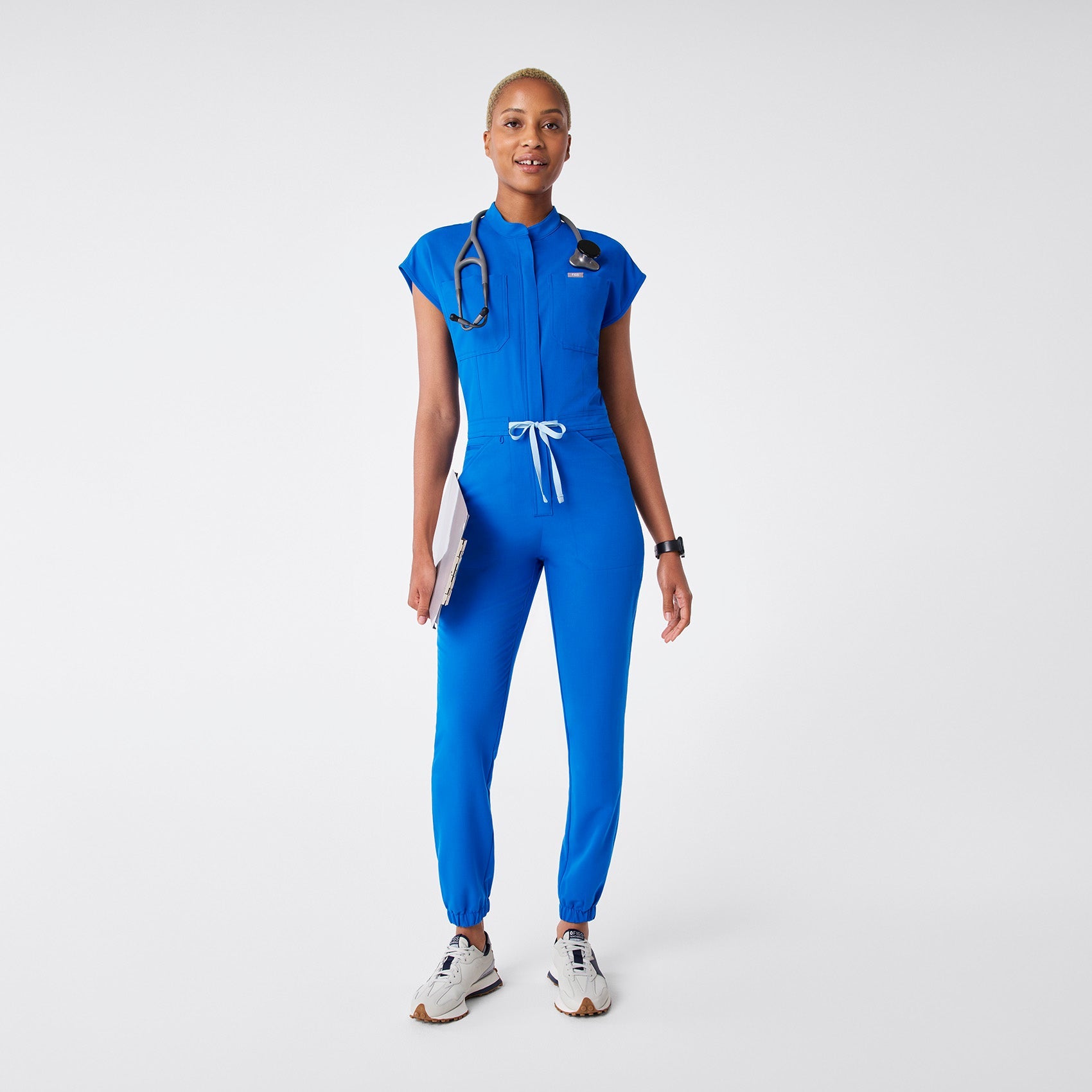 Rafaela Jogger ScrubJumpsuit™ - Royal Blue