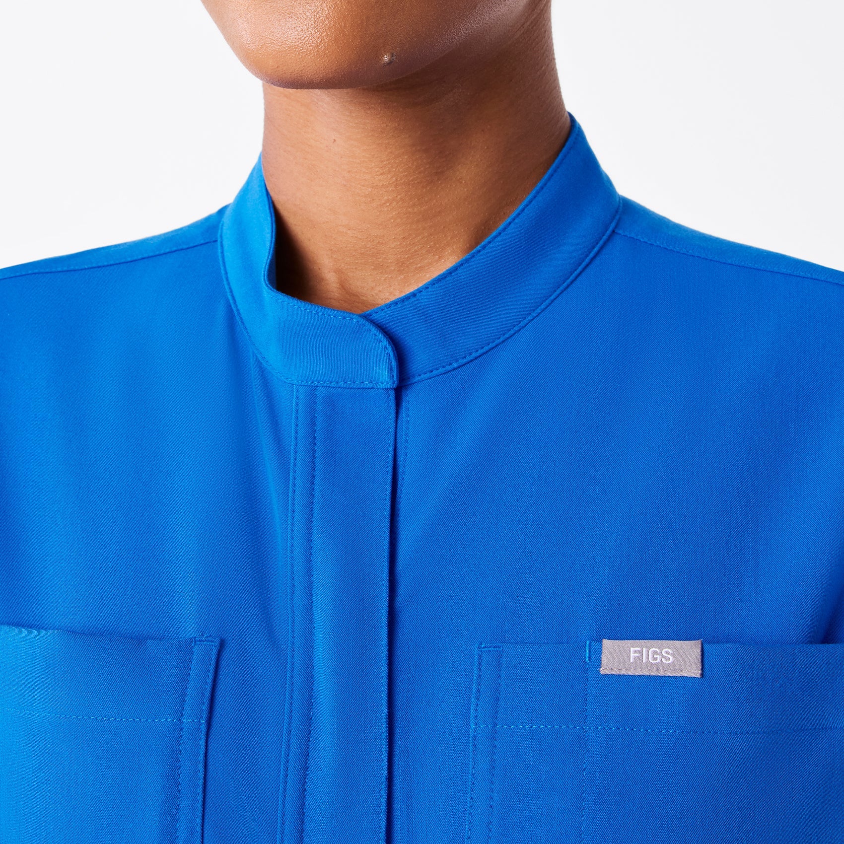 Rafaela Wide-Leg ScrubJumpsuit™ - Royal Blue