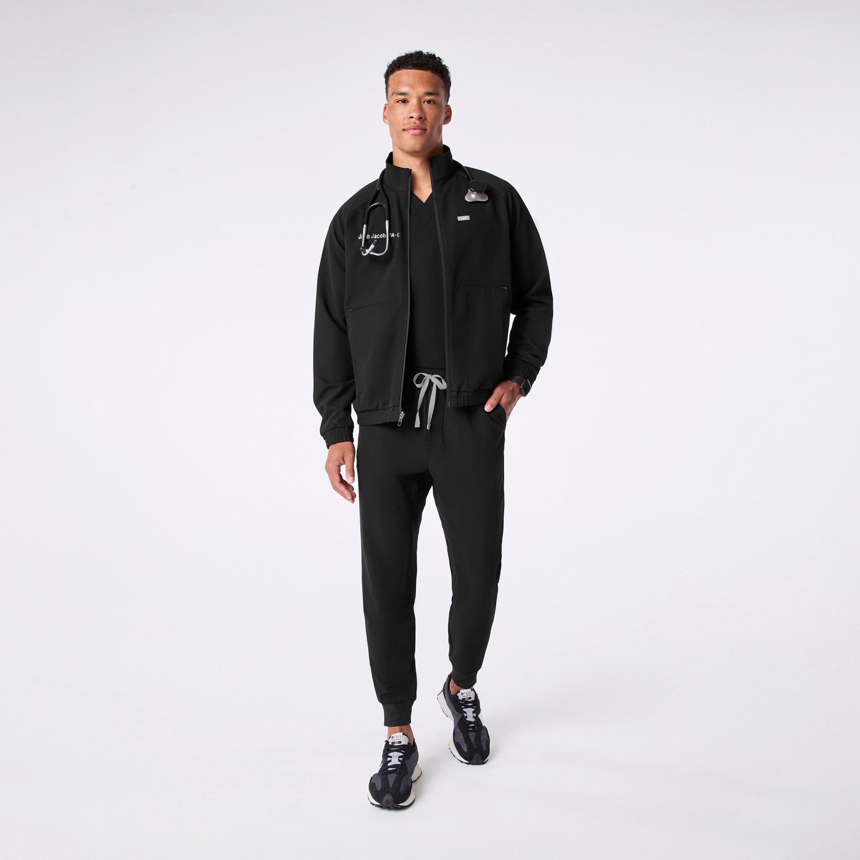 Cobaki Scrub Jacket - Black