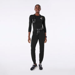 Salta Seamless ¾ Sleeve Underscrub - Black