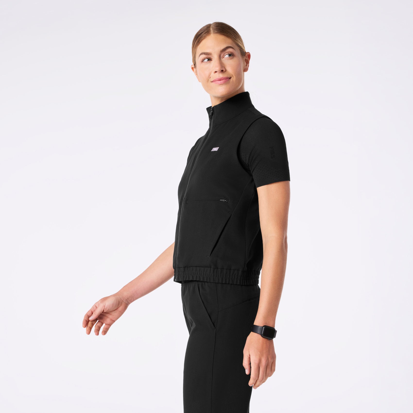  Sydney Scrub Vest - Black