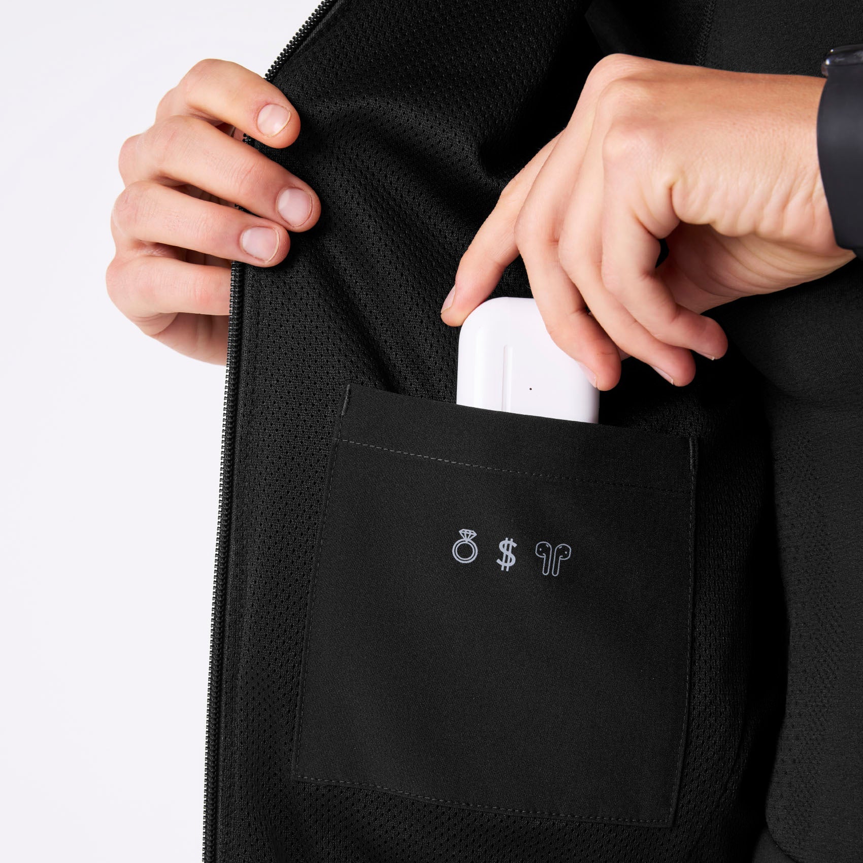  Sydney Scrub Vest - Black