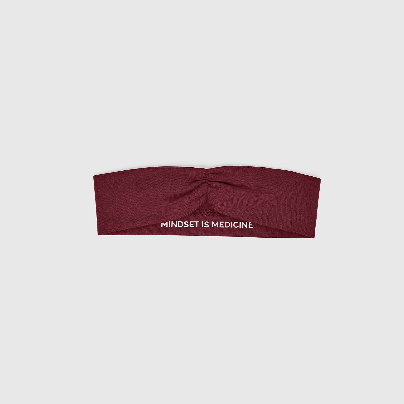 FIGS Cinched Headband - Burgundy