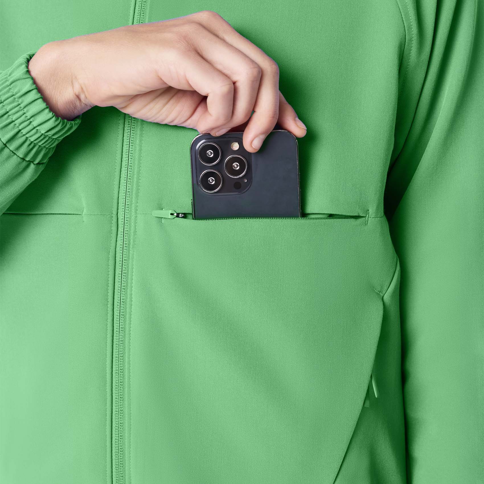 Sydney Scrub Jacket - Emerald