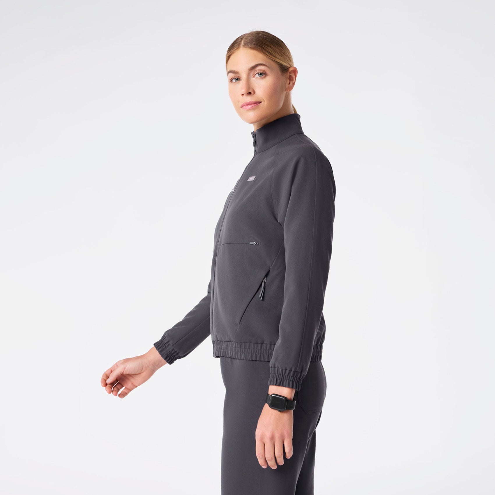 Sydney Scrub Jacket - Charcoal