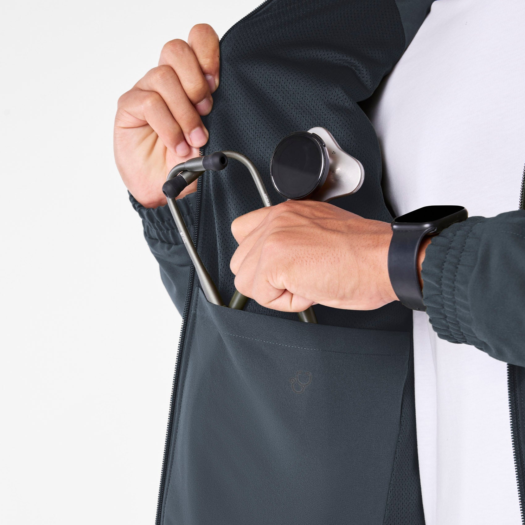 Cobaki Scrub Jacket - Dark Harbor