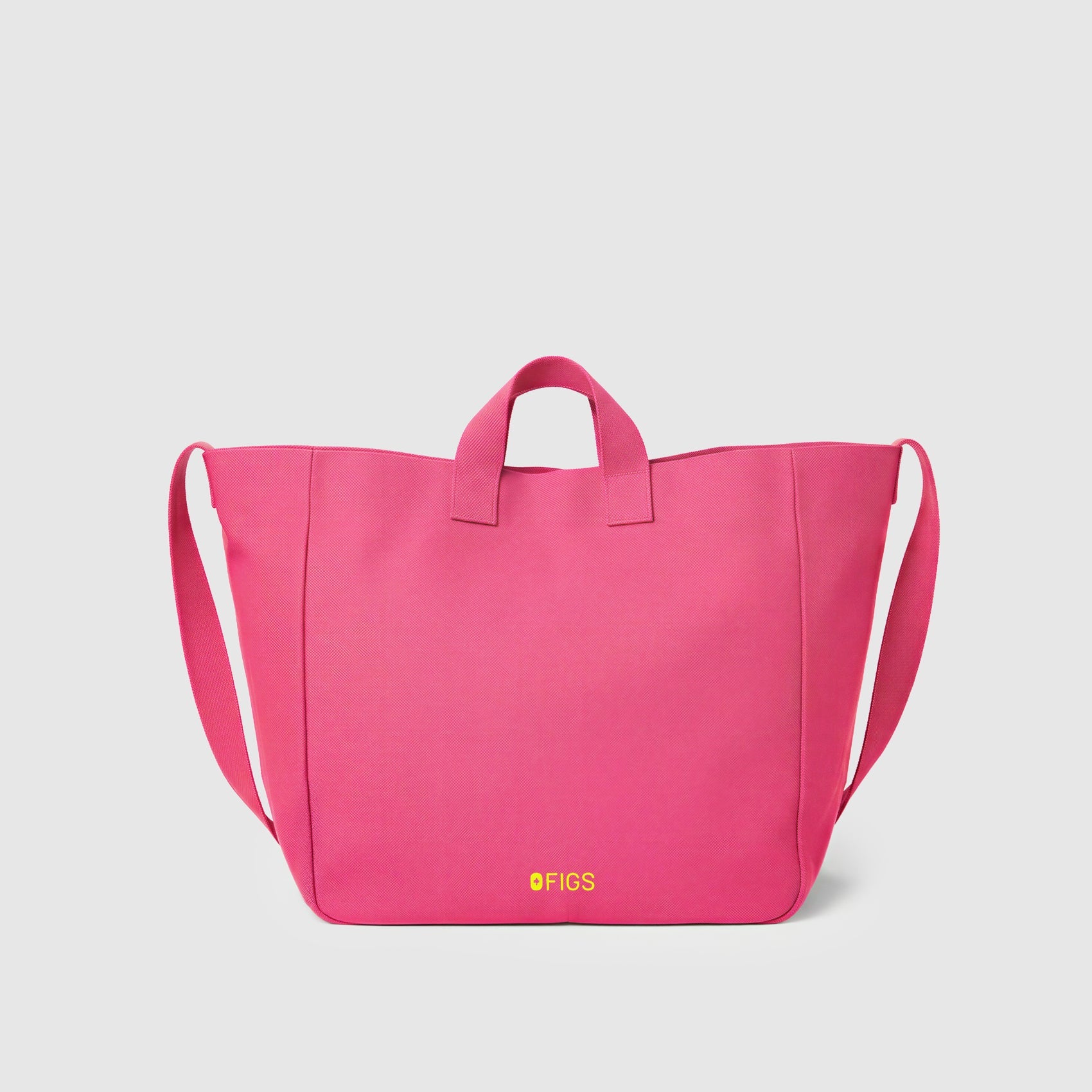 A Very Large Needle Canvas Tote - F*ing Pink