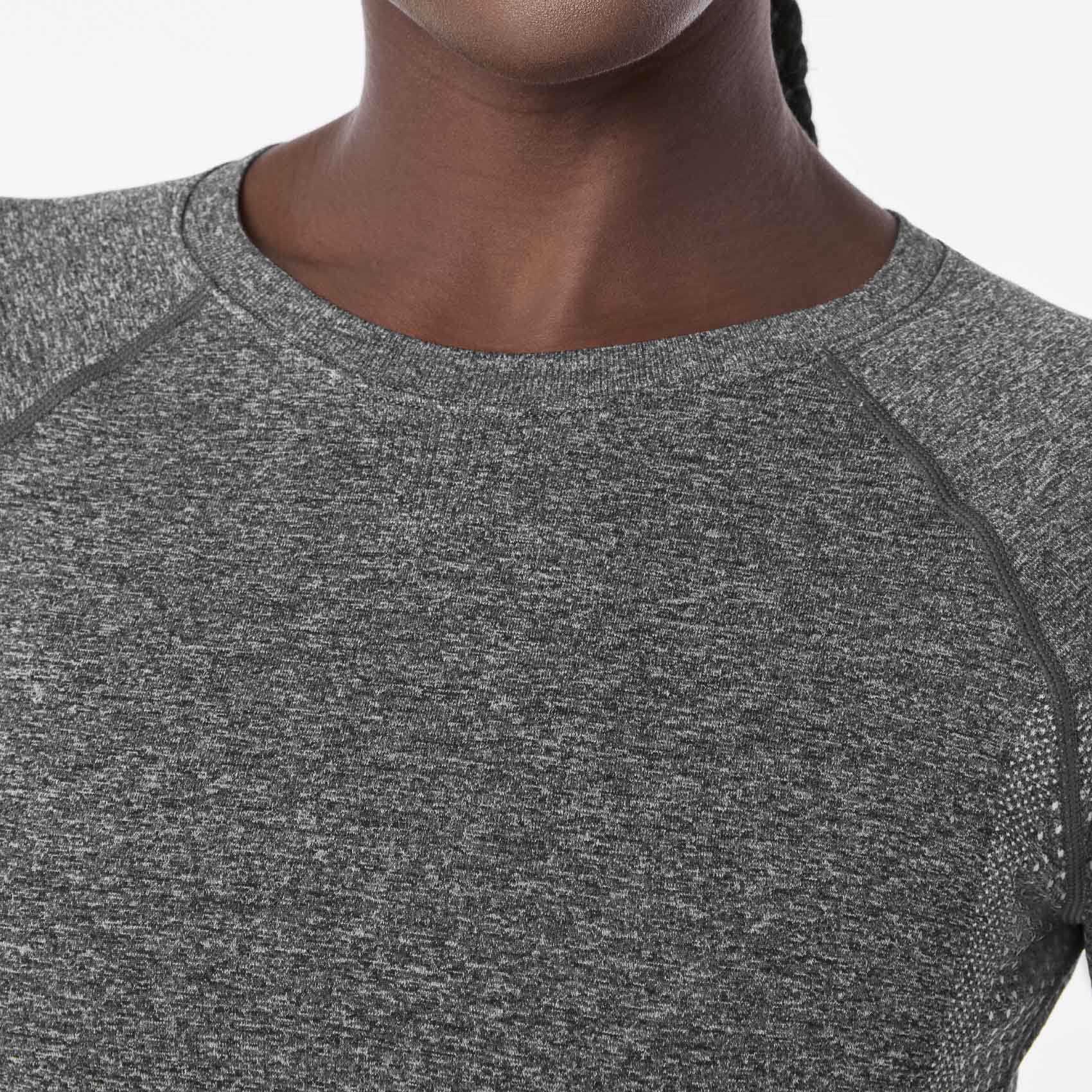 Salta Seamless ¾ Sleeve Underscrub - Graphite