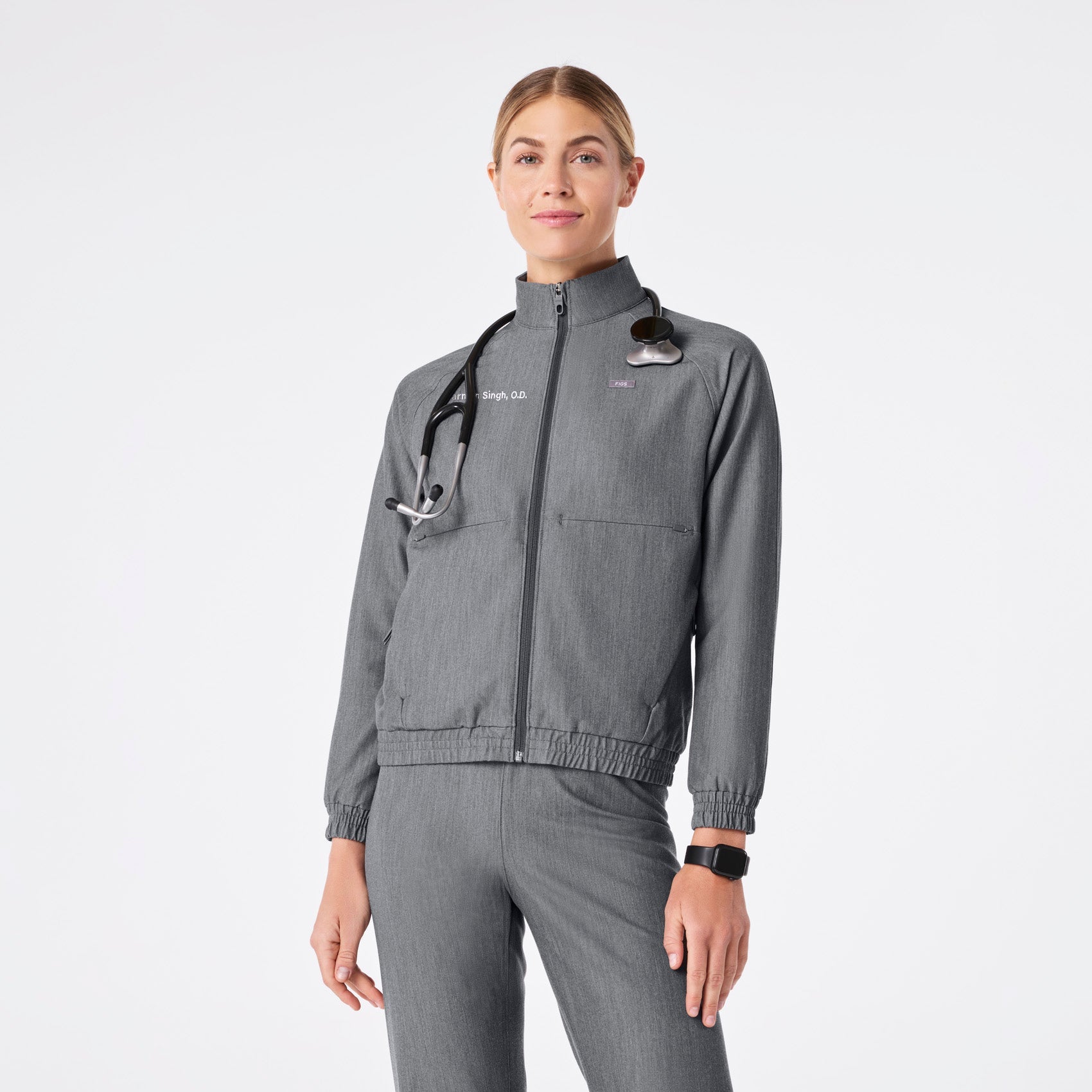 Sydney Scrub Jacket - Graphite