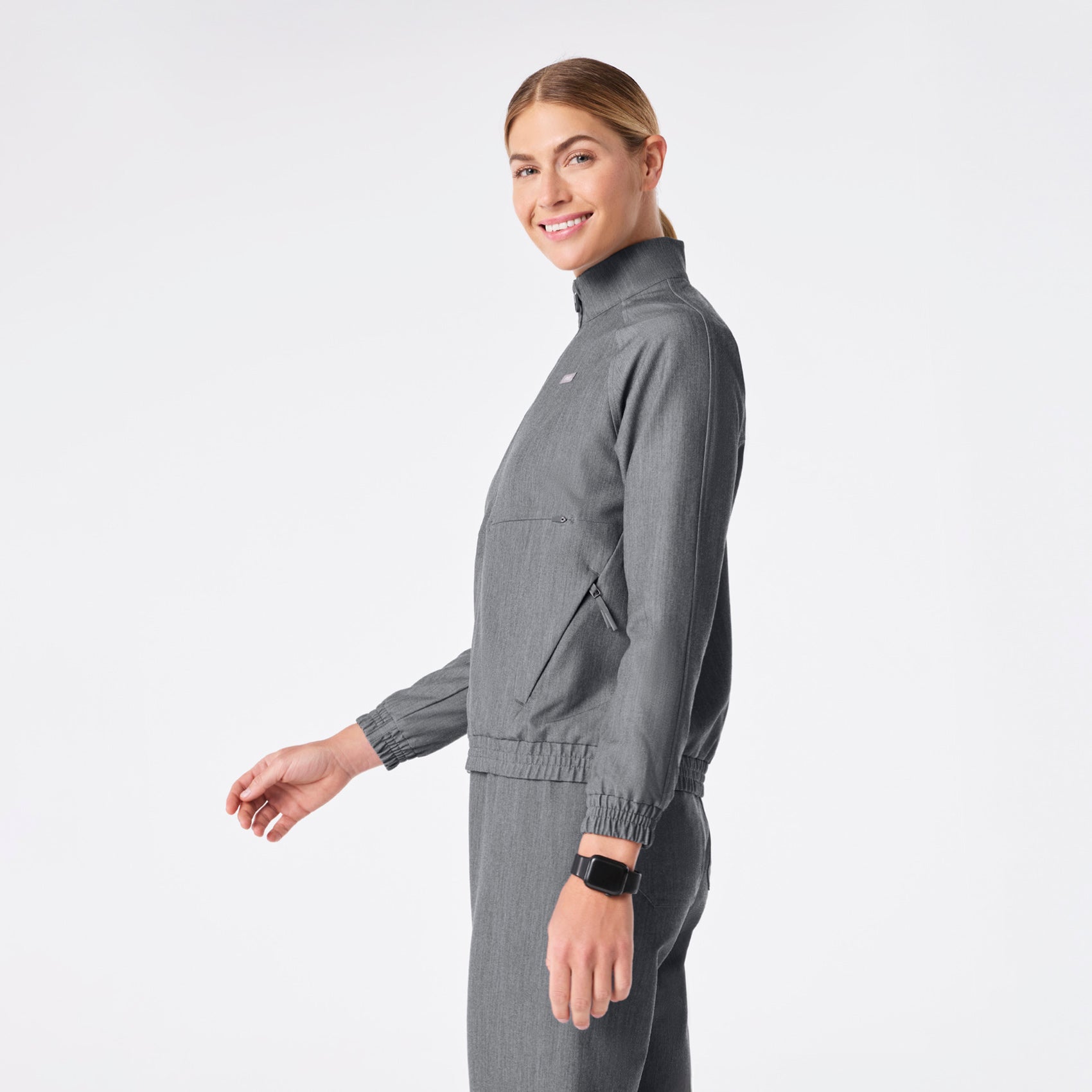 Sydney Scrub Jacket - Graphite
