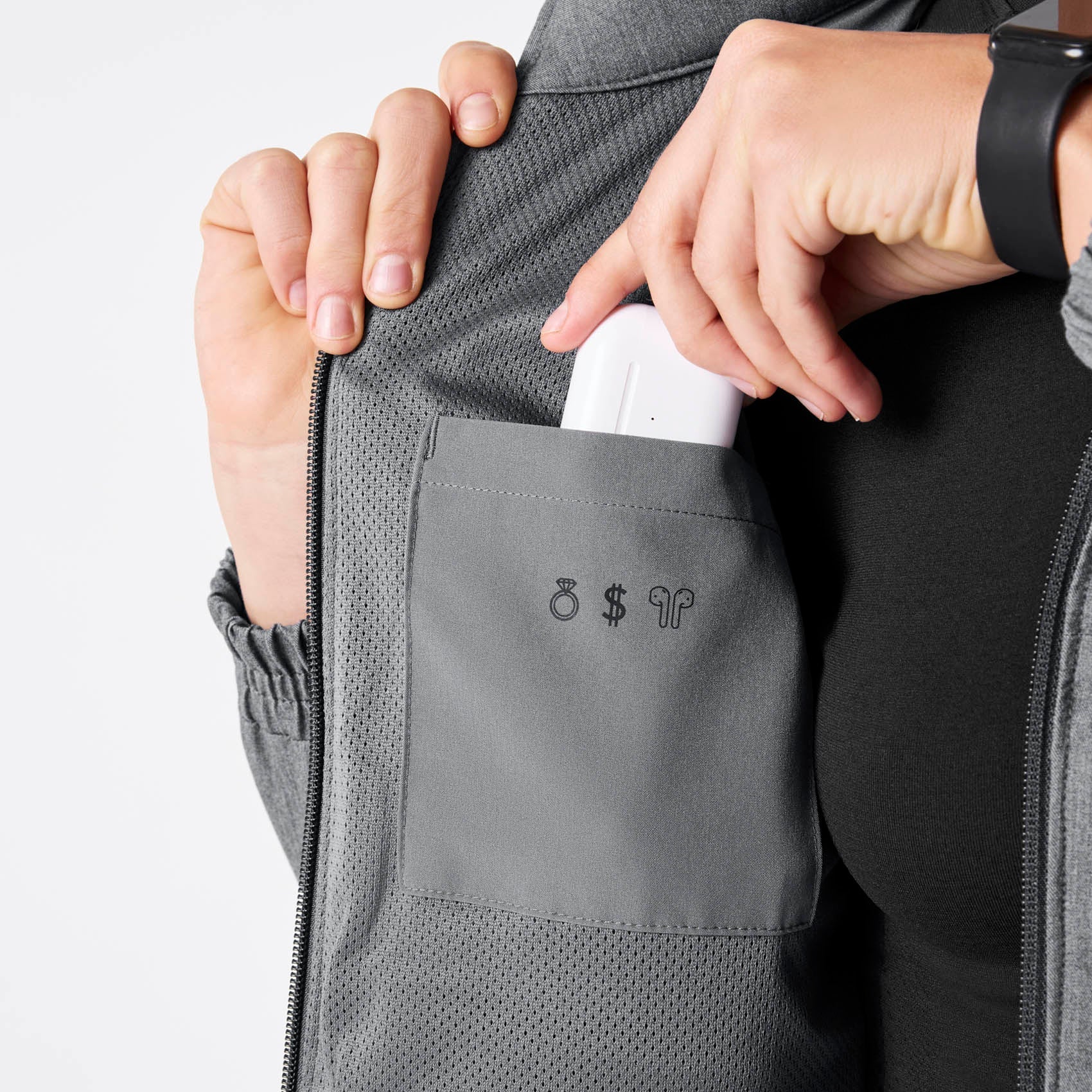 Sydney Scrub Jacket - Graphite