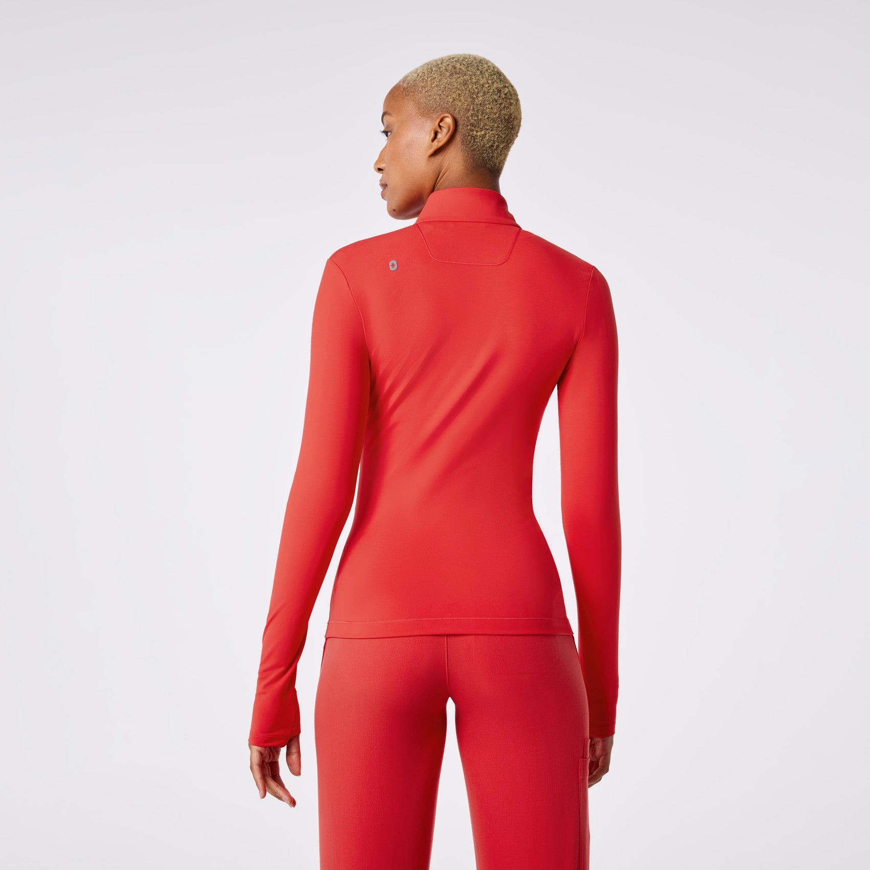 ContourKnit Scrub Jacket™ - Hibiscus