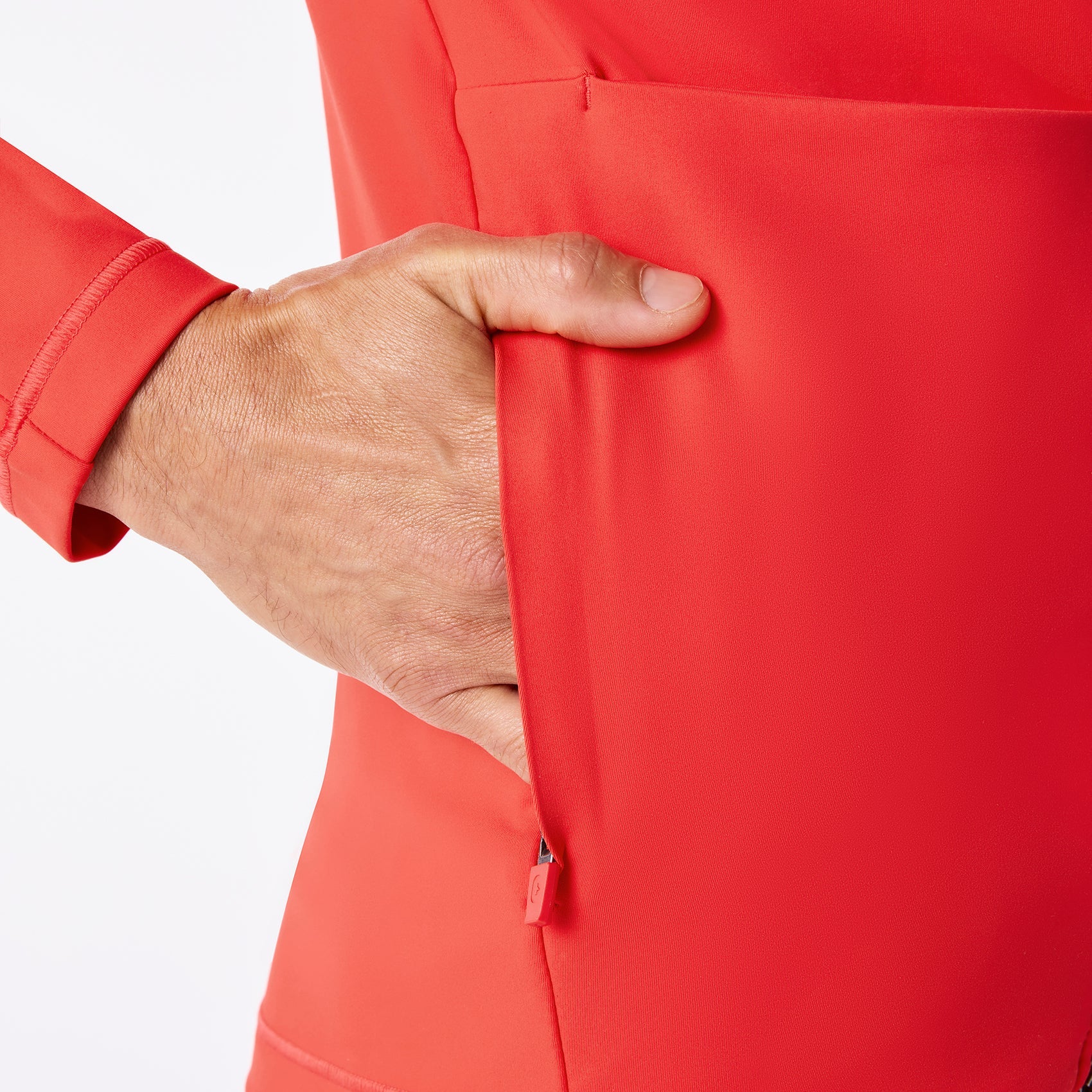 ContourKnit Scrub Jacket™ - Hibiscus