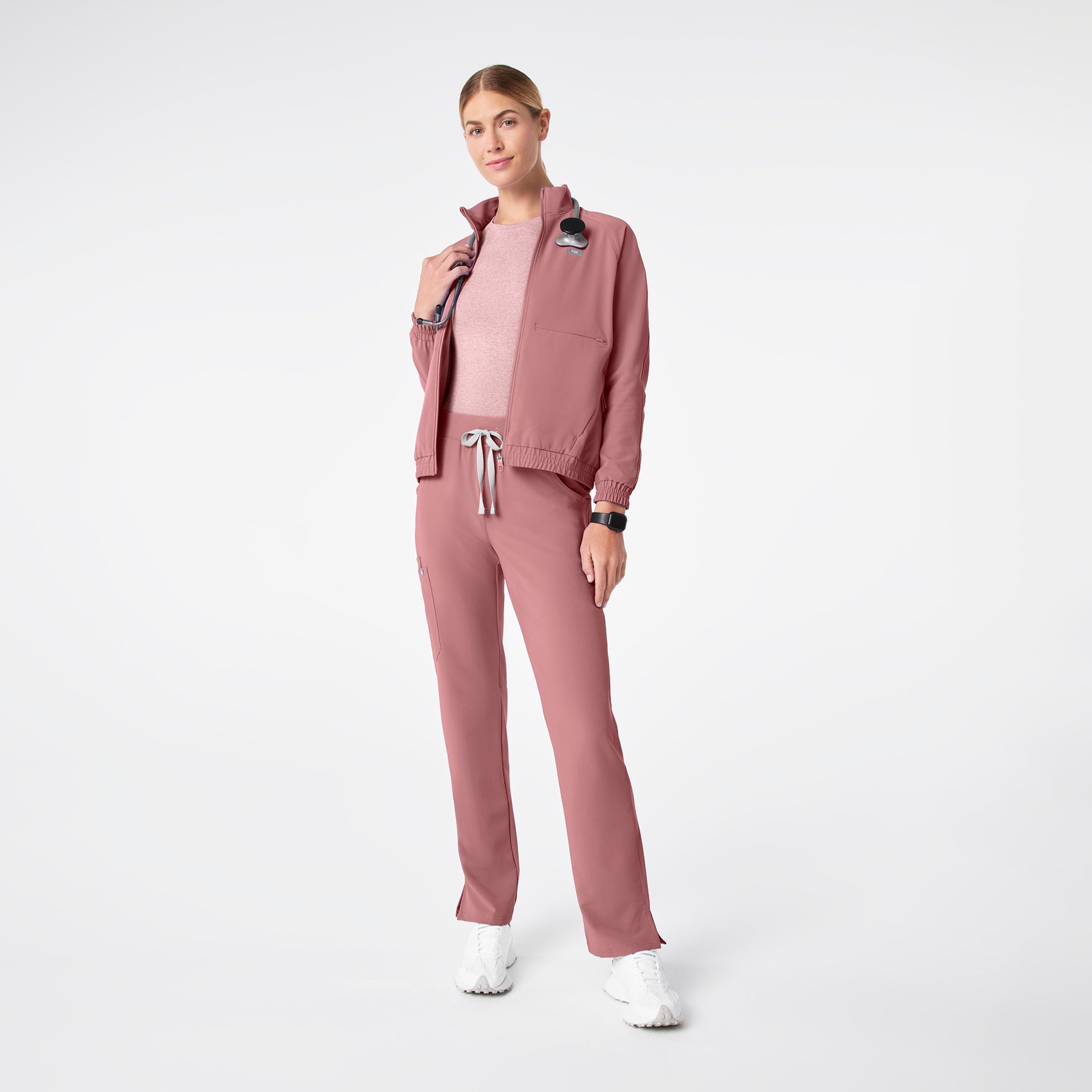 Sydney Scrub Jacket - Mauve