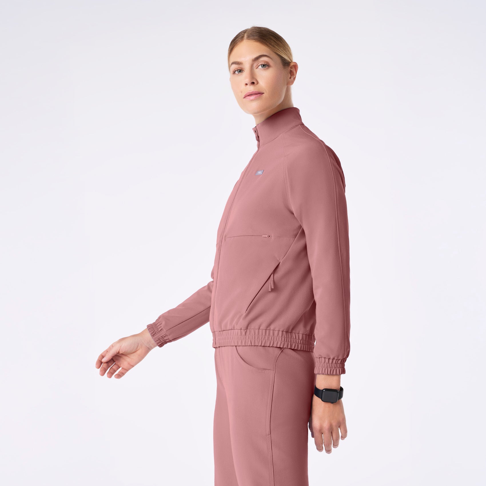 Sydney Scrub Jacket - Mauve