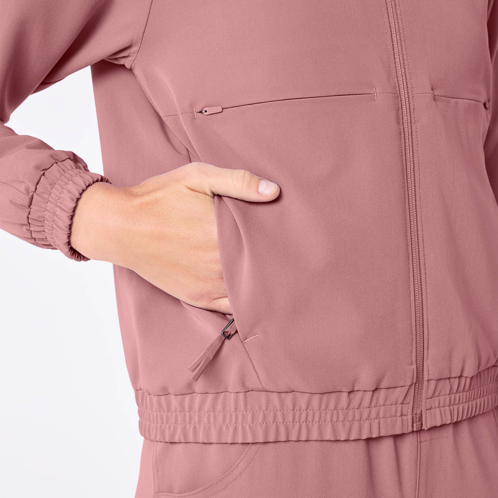 Sydney Scrub Jacket - Mauve