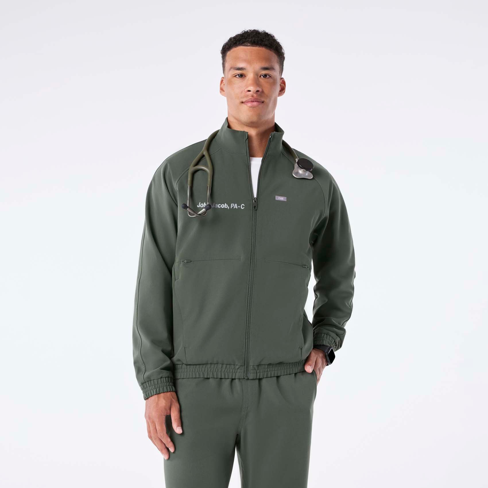 Cobaki Scrub Jacket - Moss