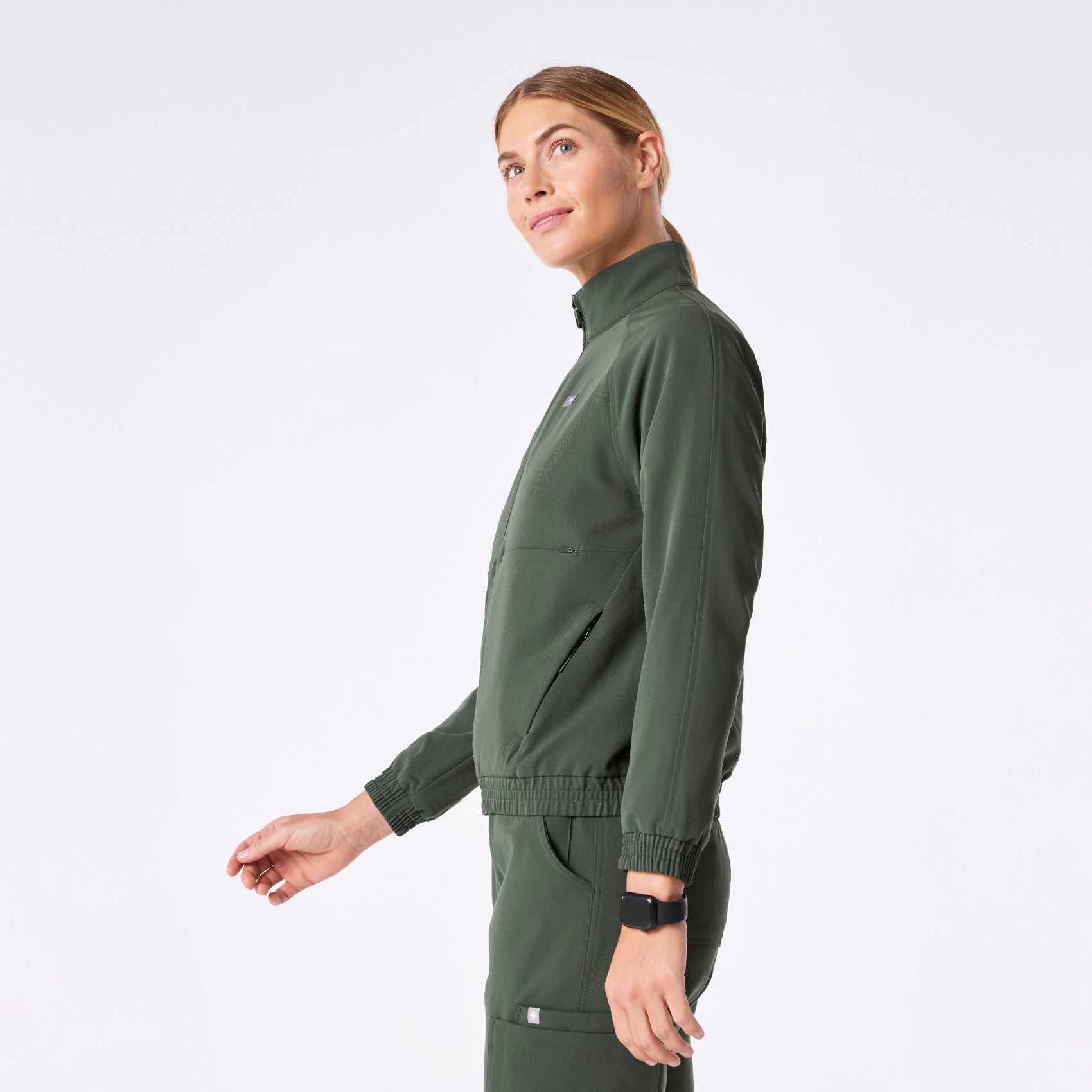 Sydney Scrub Jacket - Moss
