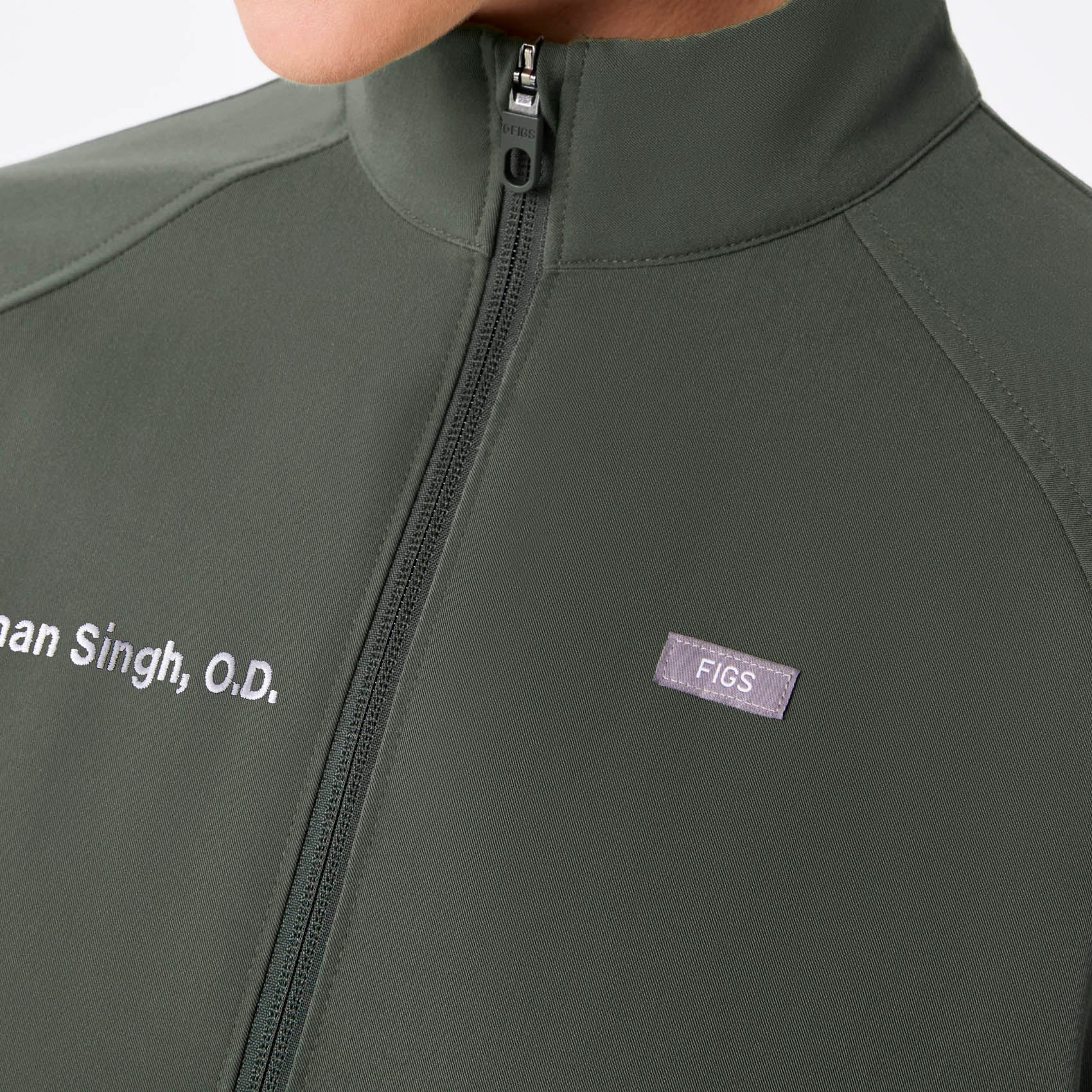 Sydney Scrub Jacket - Moss