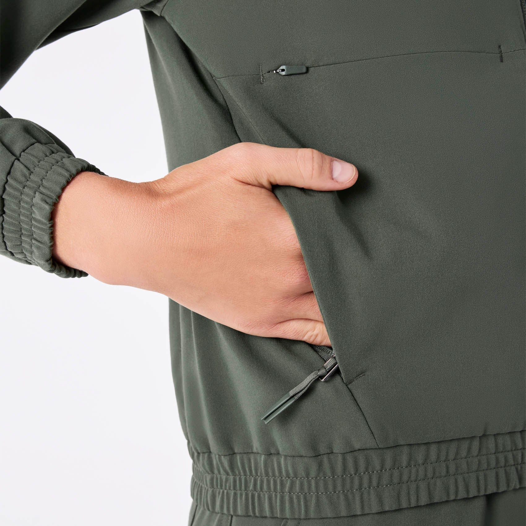 Sydney Scrub Jacket - Moss