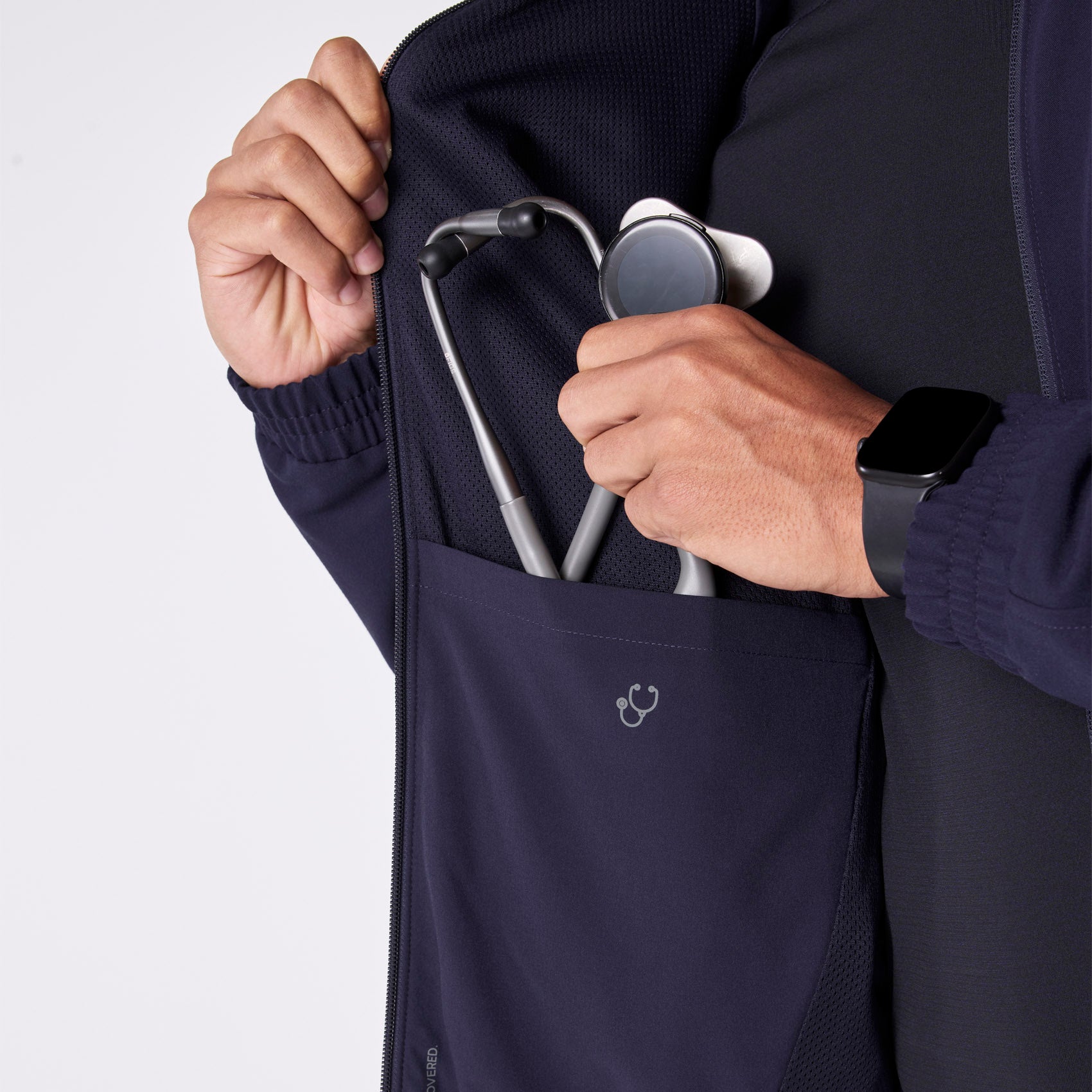 Cobaki Scrub Jacket - Navy