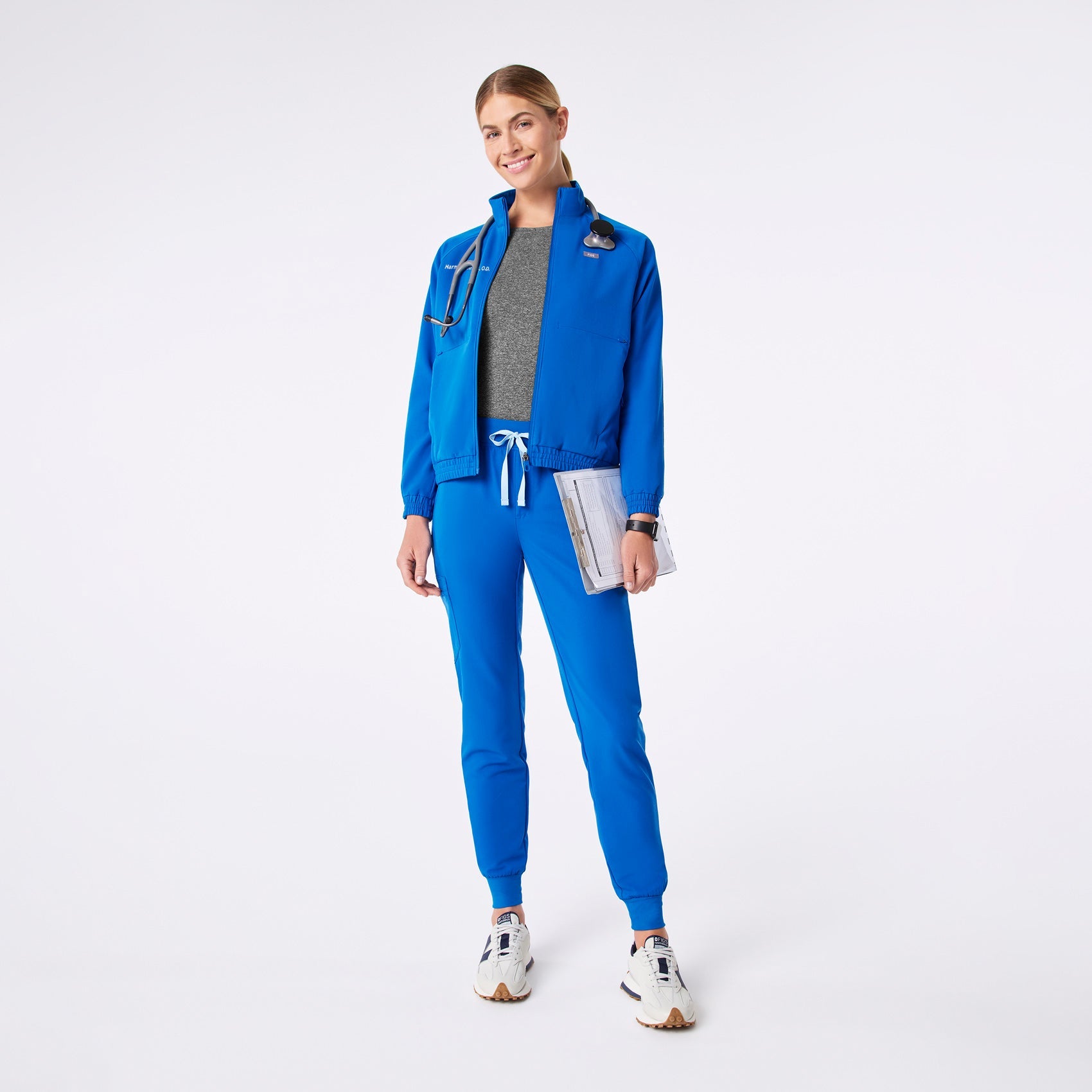 Sydney Scrub Jacket - Royal Blue