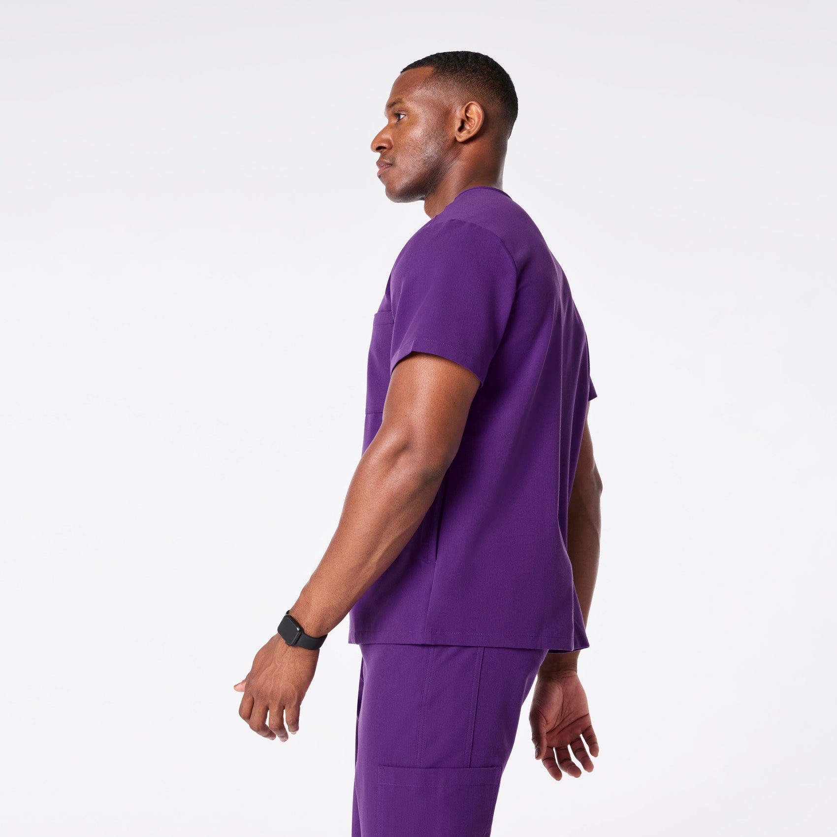 Chisec Scrub Top™ - Digital Grape