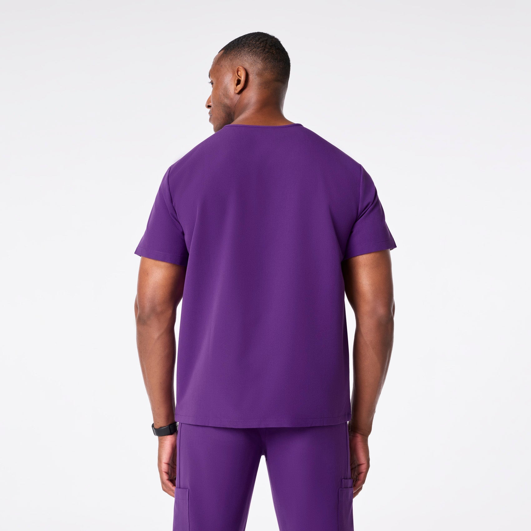 Chisec Scrub Top™ - Digital Grape