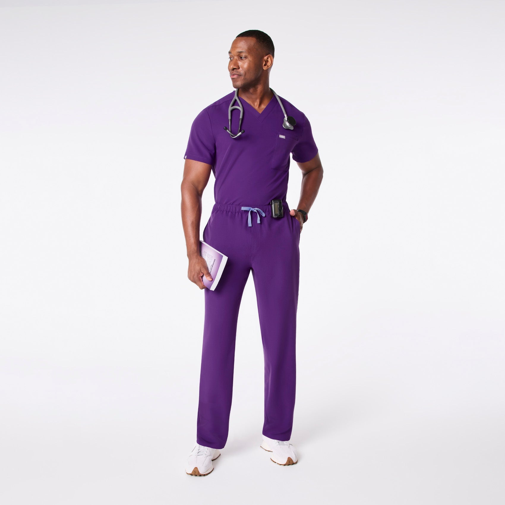 Pisco Straight-Leg Scrub Pant™ - Digital Grape