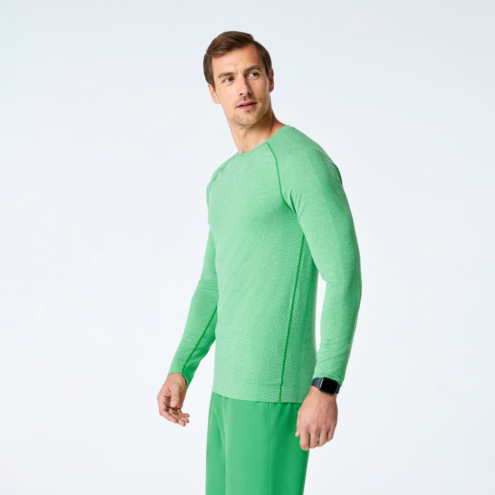 Makato Seamless Long-Sleeve Underscrub - Emerald