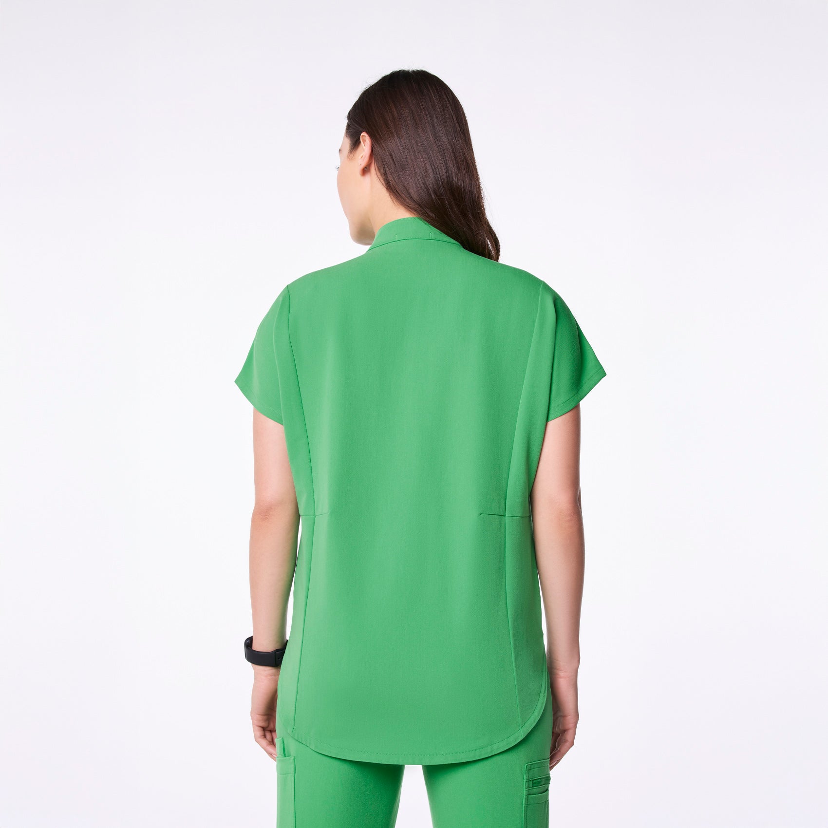 Montex Relaxed Scrub Top - Emerald