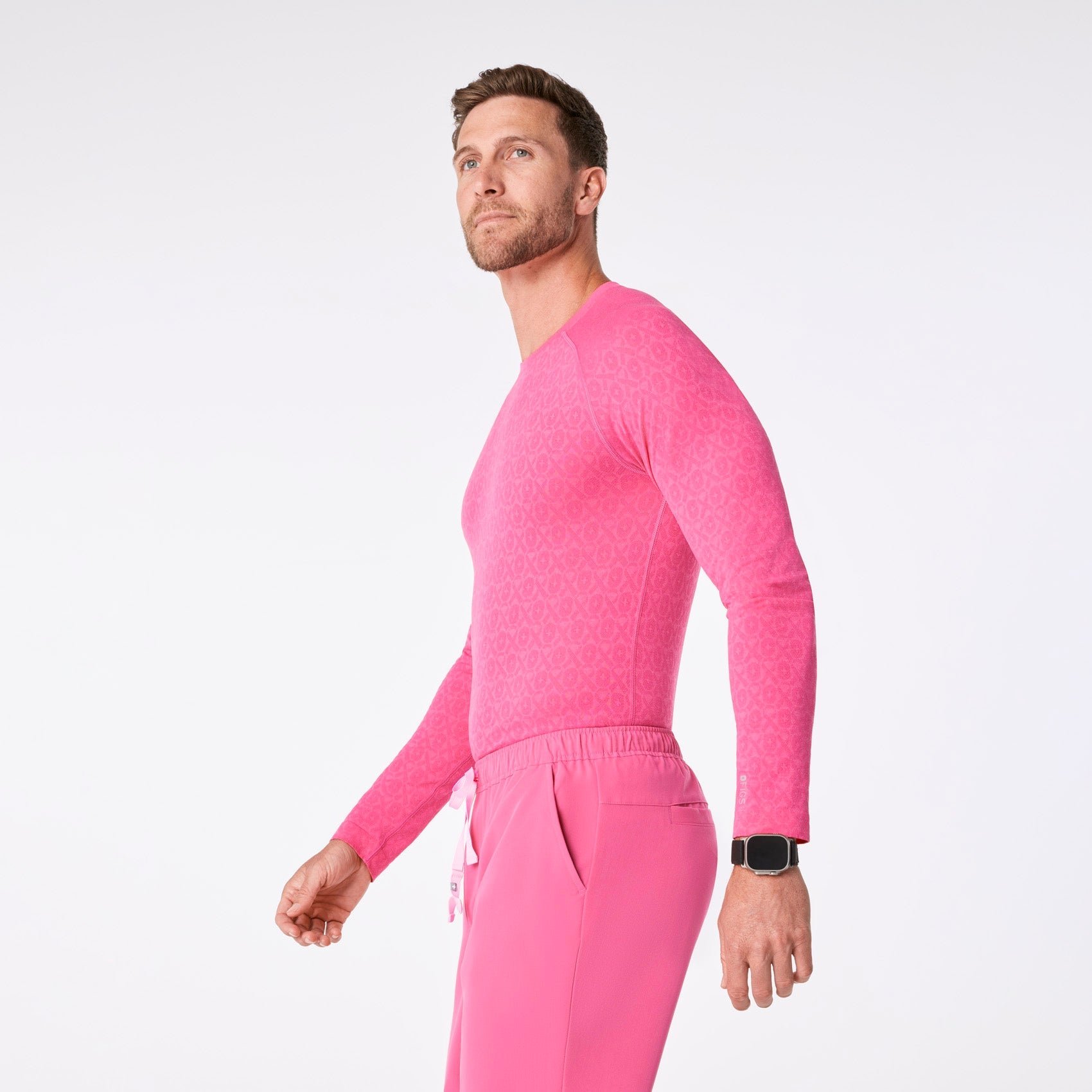 Makato Seamless Long-Sleeve Underscrub - F*ing Pink