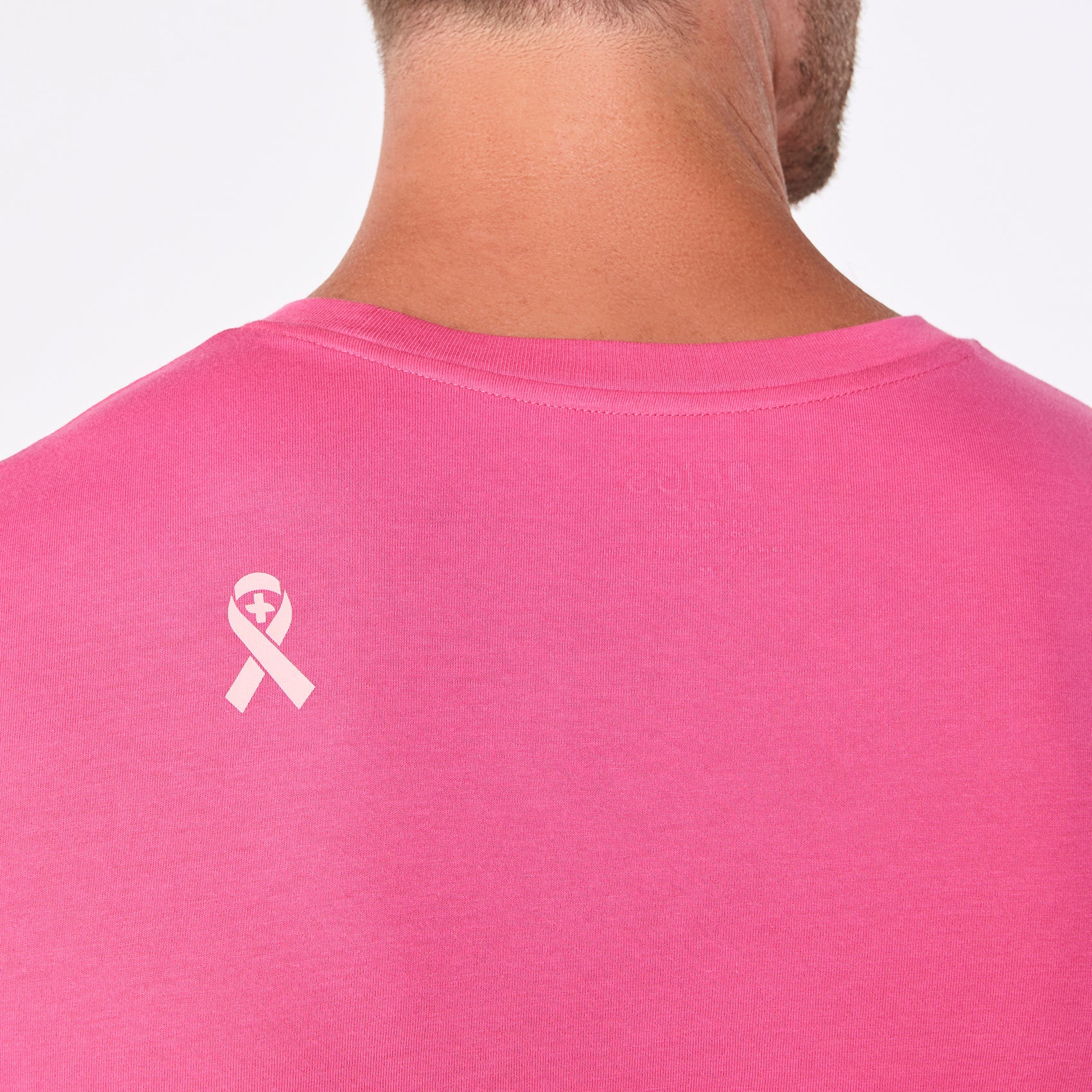 F Cancer Ribbon Long-Sleeve Underscrub - F*ing Pink