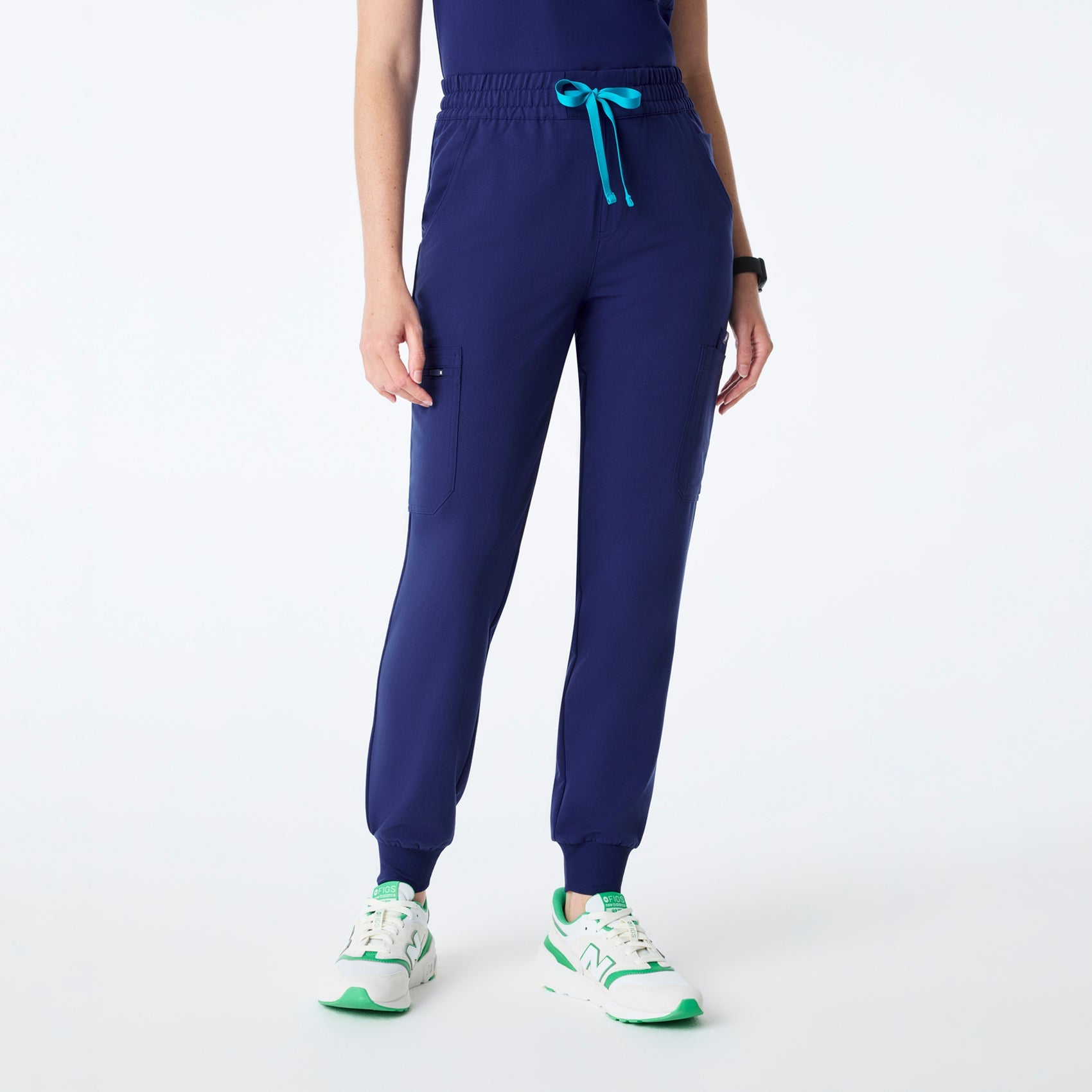 Uman High-Rise Jogger Scrub Pant - Sapphire