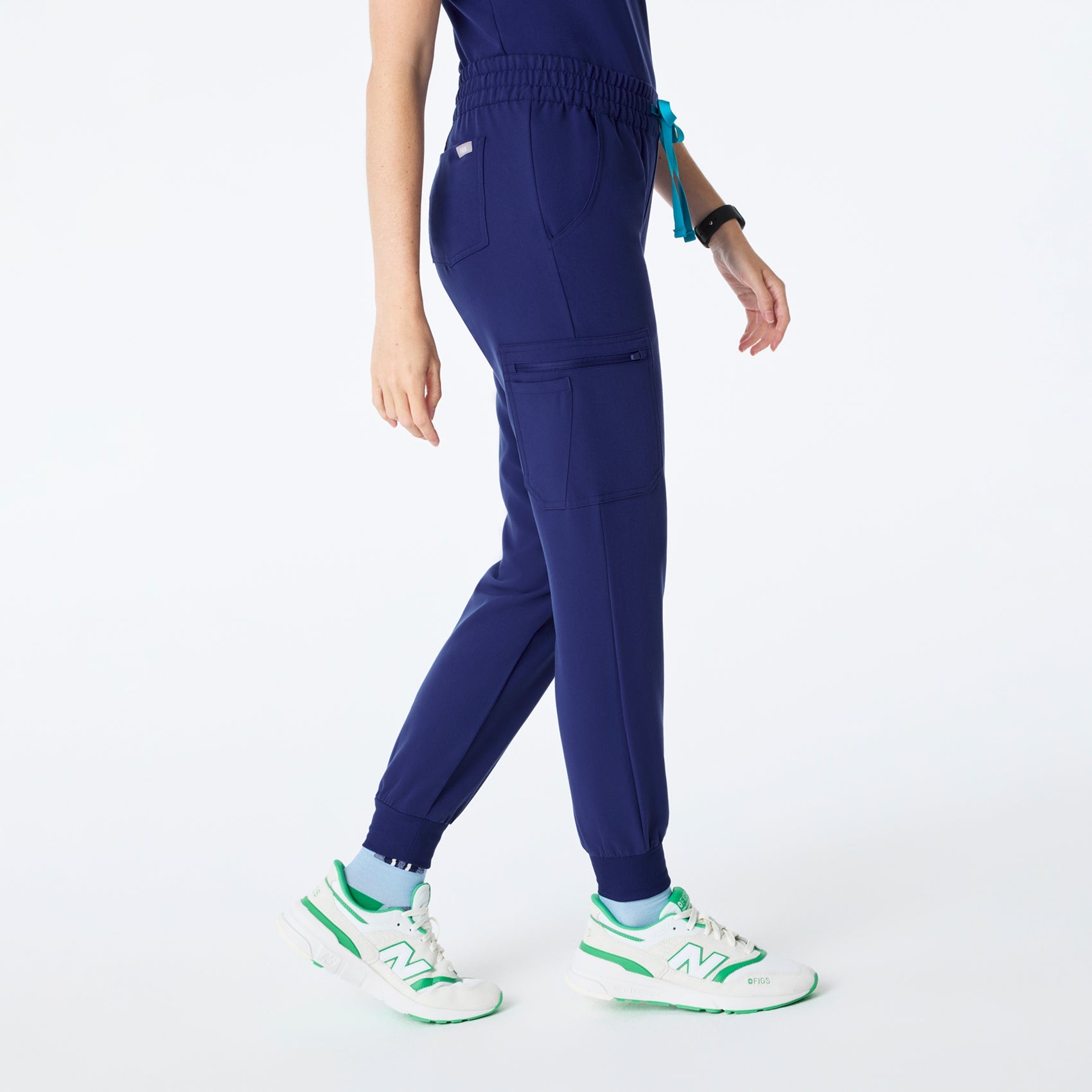 Uman Jogger Scrub Pant - Sapphire