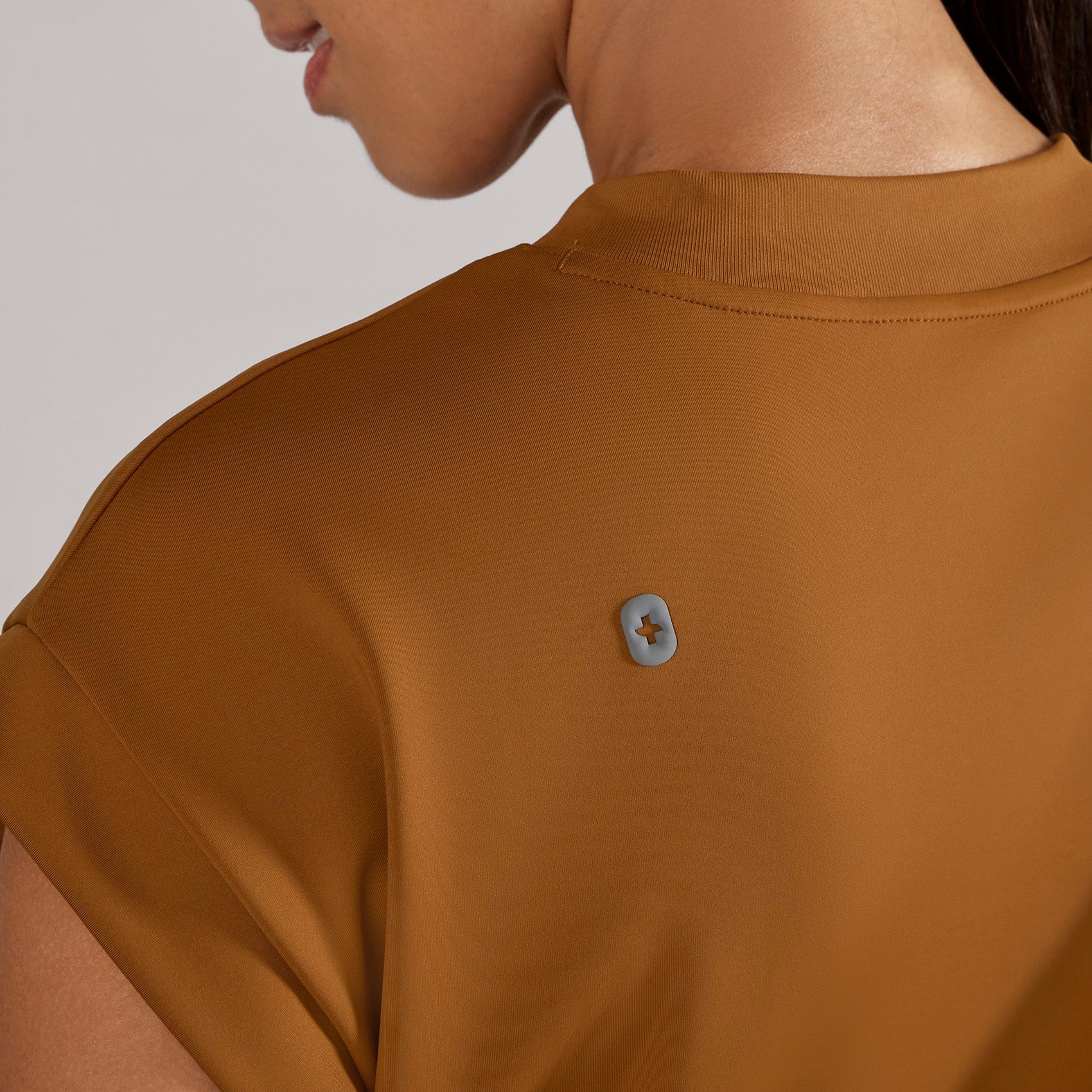 Mira Banded Scrub Top - Alder