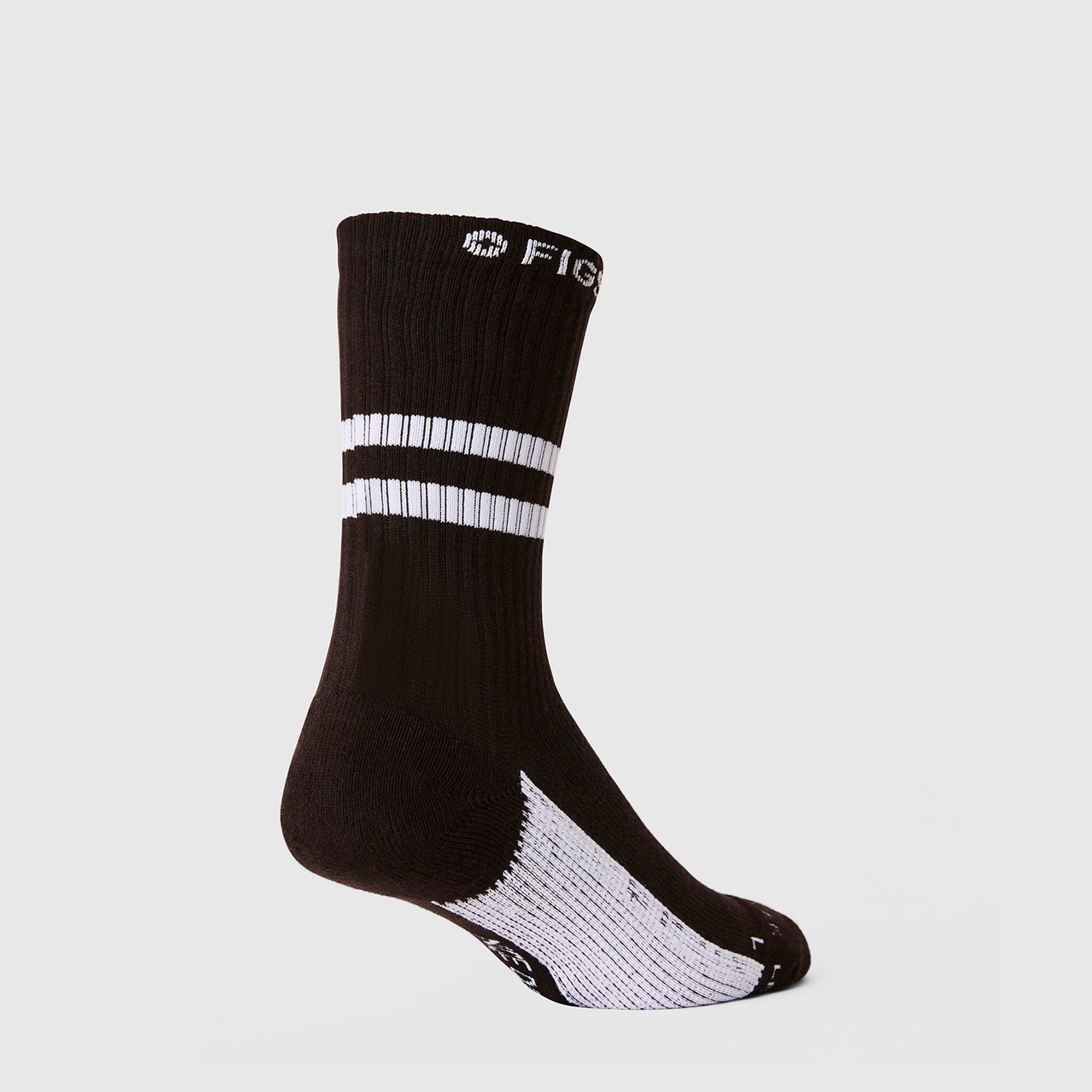 FIGS | ArchTek® Crew Compression Socks 15-20 mmHg - Stripe/Black