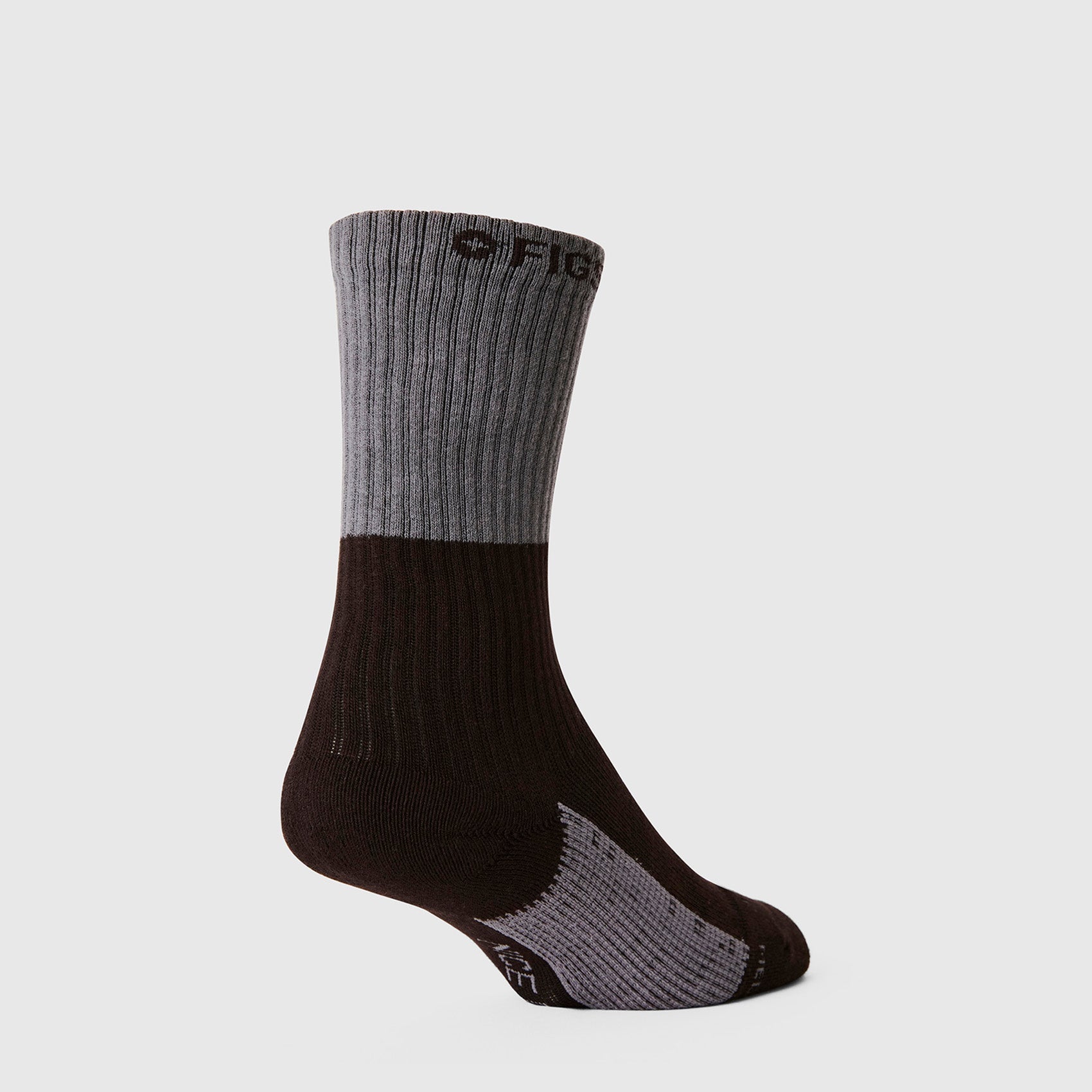 FIGS | ArchTek® Crew Compression Socks 15-20 mmHg - Two Tone/Black