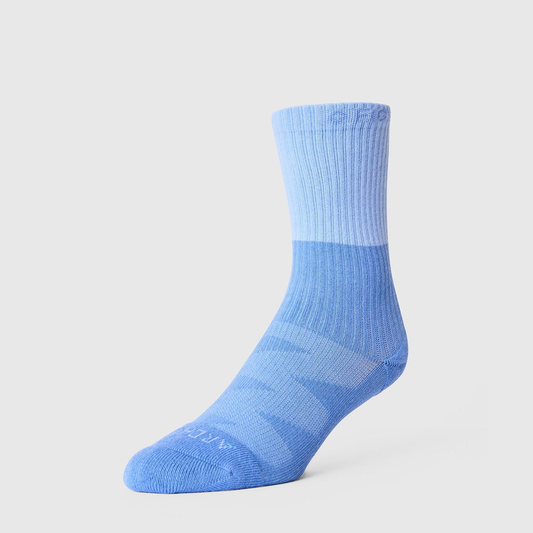 FIGS | ArchTek® Crew Compression Socks 15-20 mmHg - Two Tone/Ceil Blue